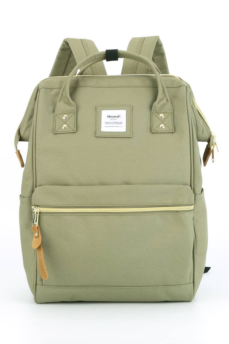 Holly Daze 15" Waterproof Backpack -OLIVE