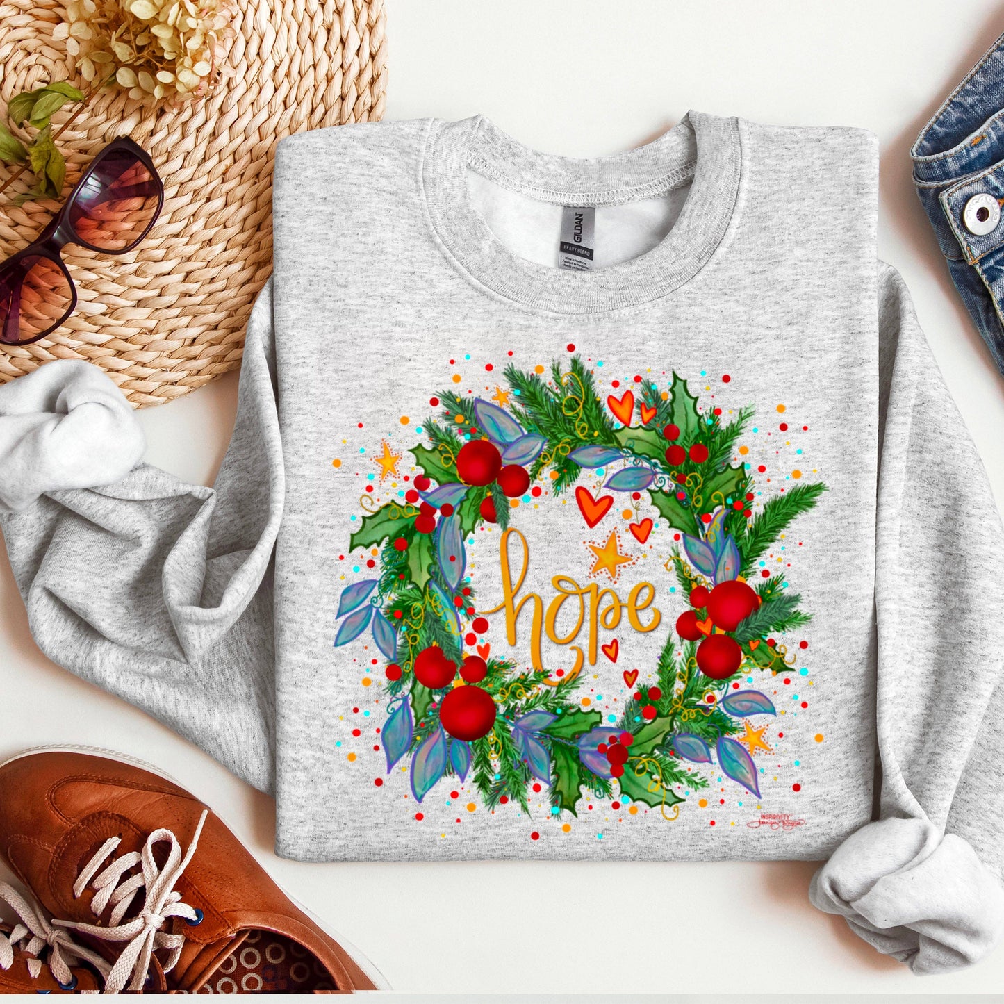 Hope Wreath- Graphic Tee