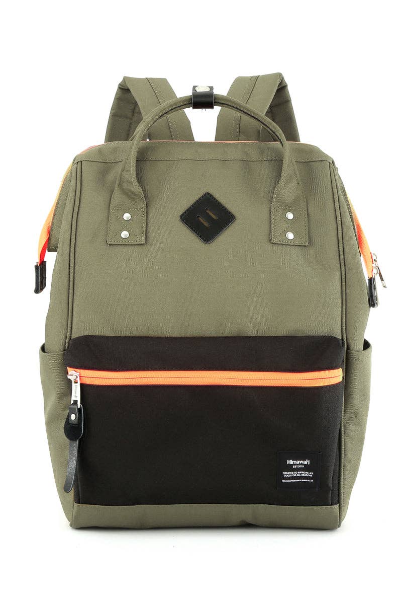 15.6" LAPTOP WATERPROOF BACKPACK 9003 - GREY: GREEN