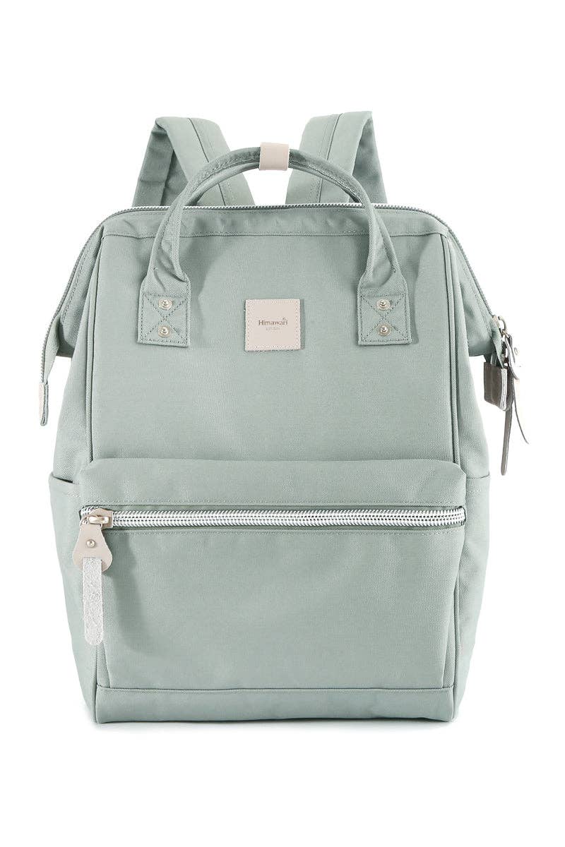 WATER RESISTANT LAPTOP BACKPACK - LIGHT GREEN