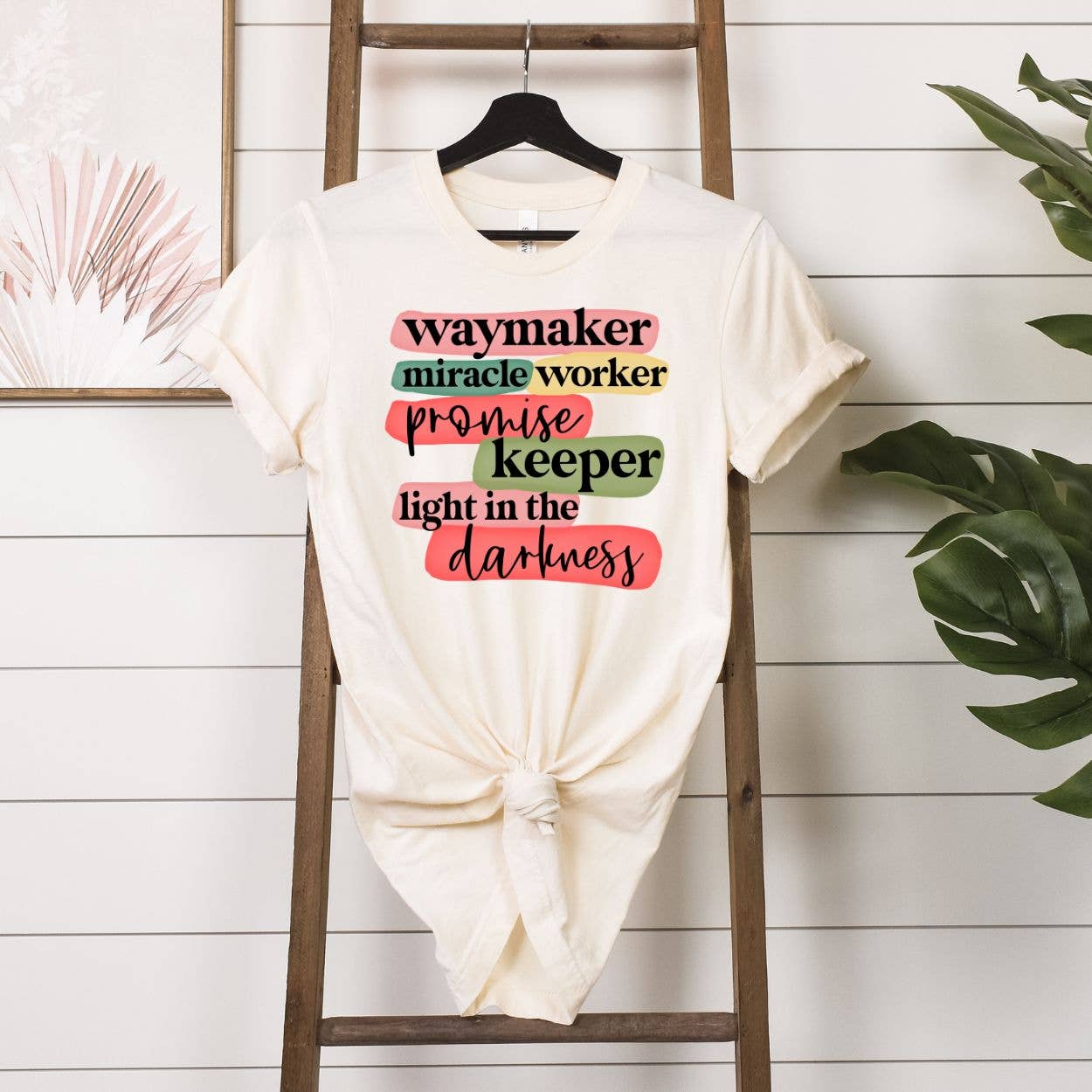 Waymaker Miracle Worker Natural Tee