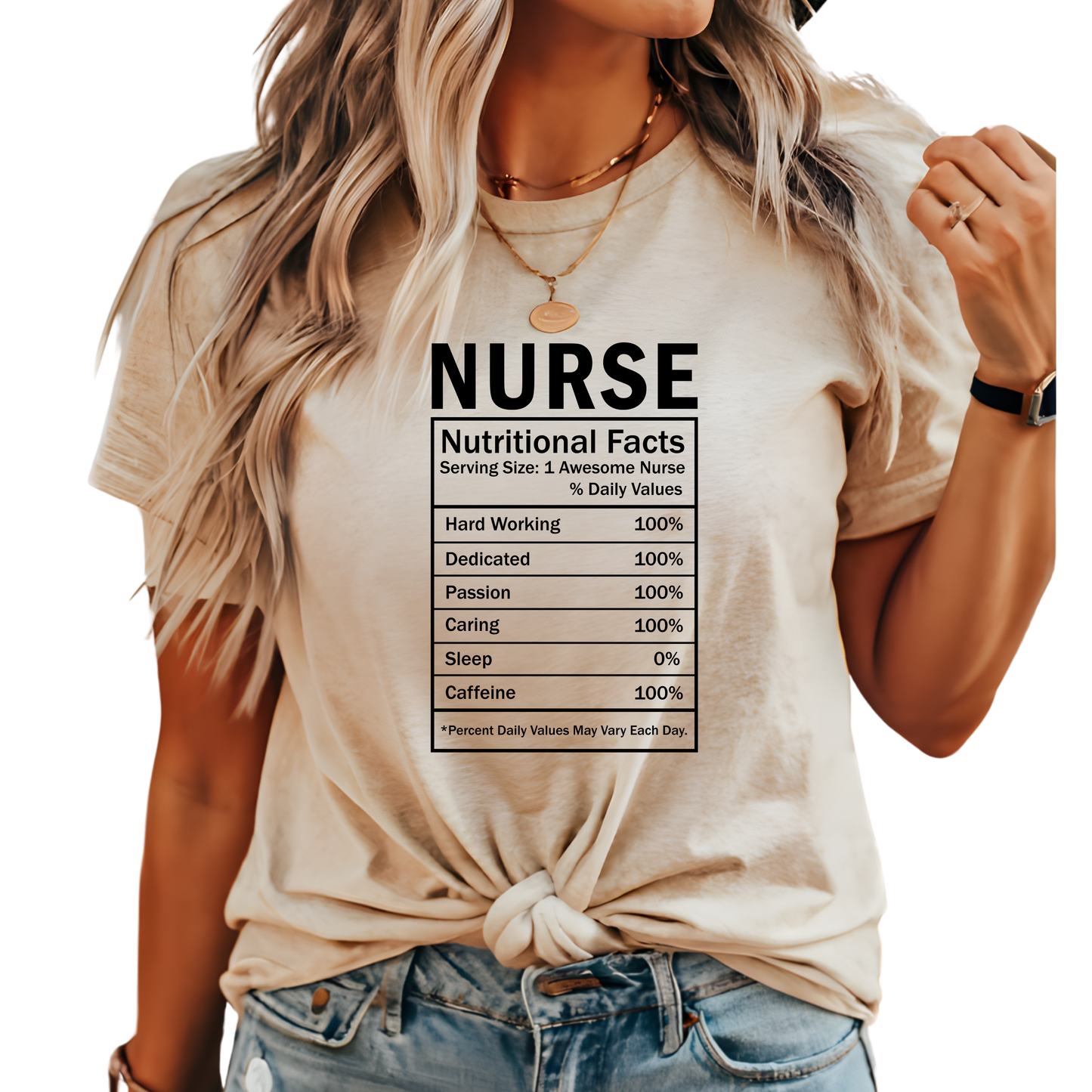 Shirts for Nurses, Nurse: Nutritional Facts tops tees
