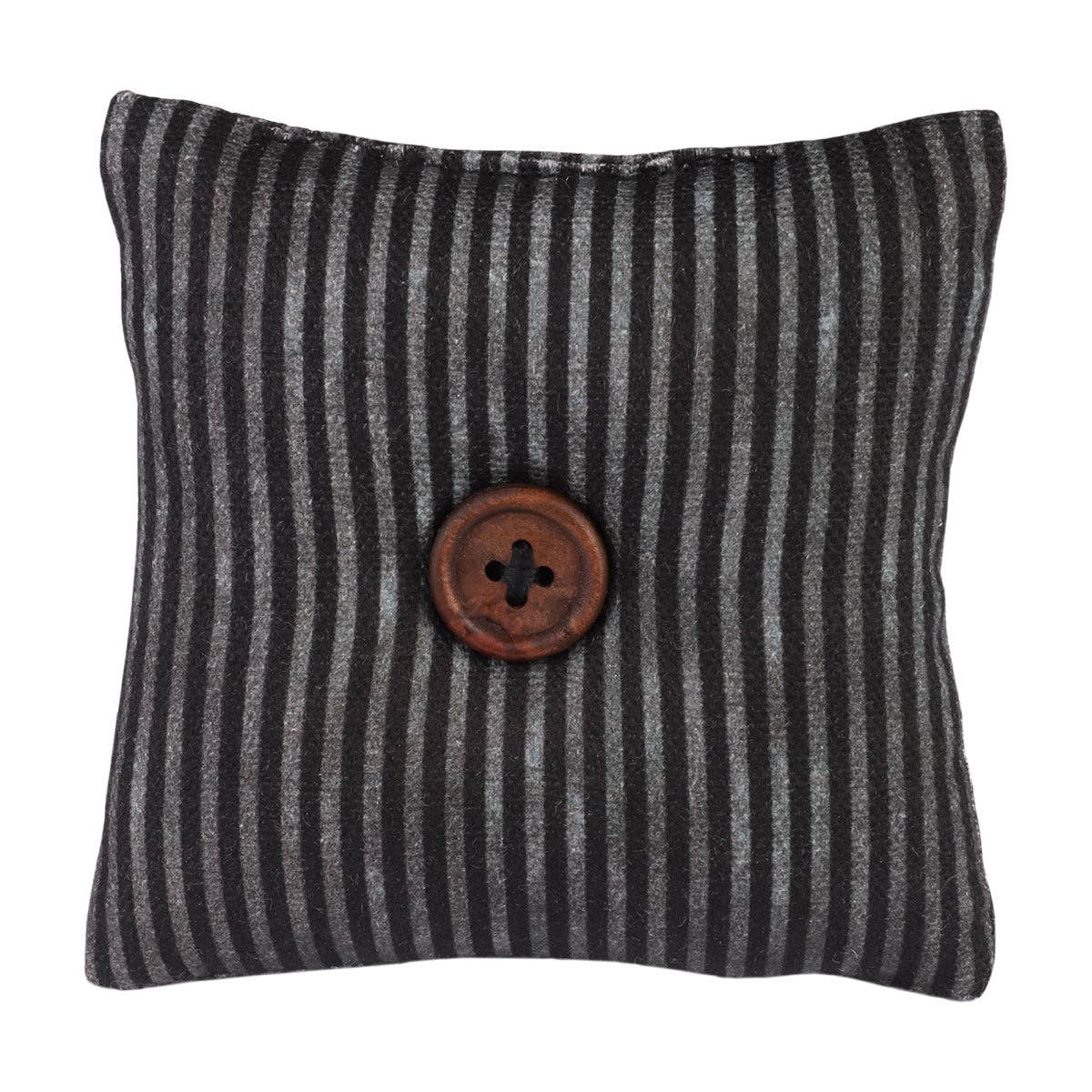 Black Stripes Halloween Mini Pillow