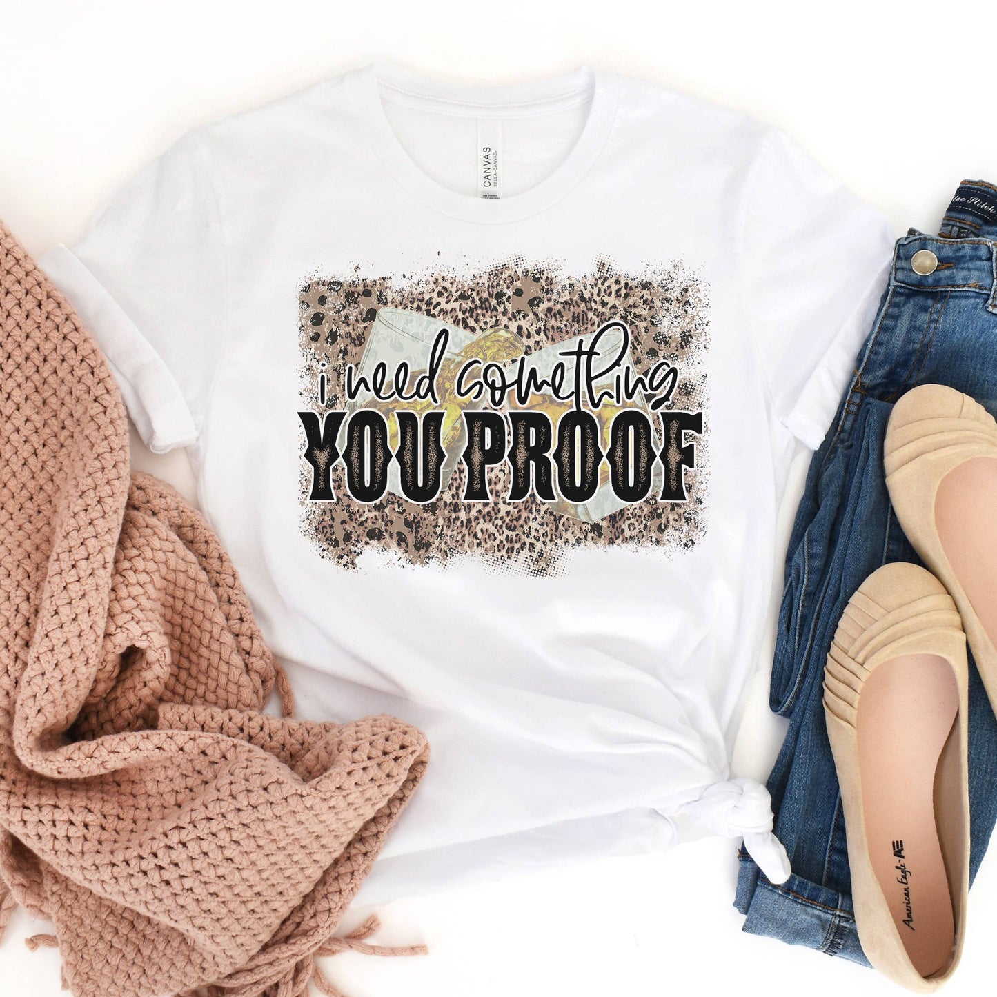 You Proof White Tee