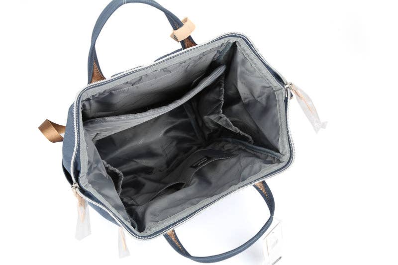 TRAVEL WATERPROOF LAPTOP BACKPACK - 1882 ALL COLOR: DK GREY