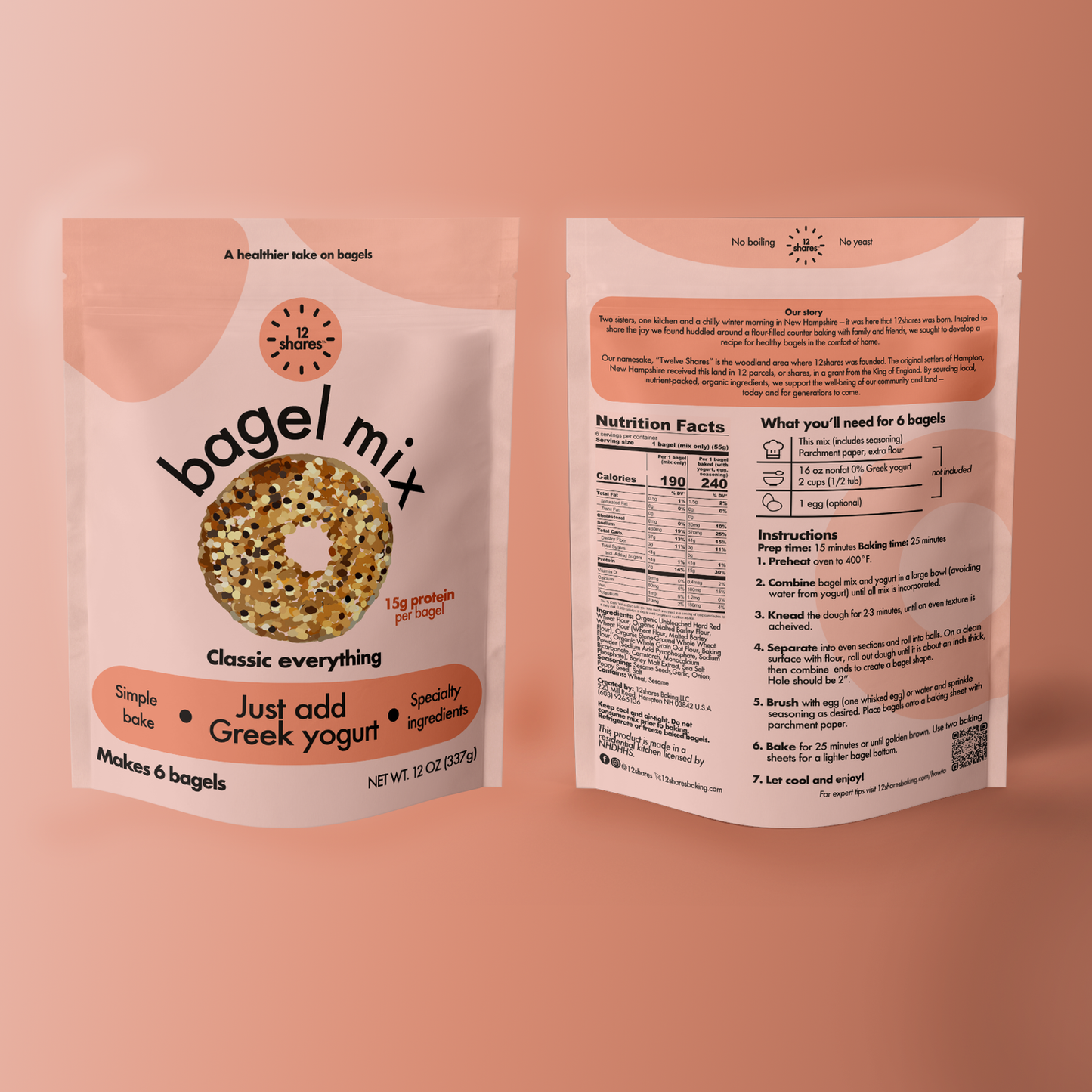 Classic Everything Bagel Mix - JUST ADD GREEK YOGURT (6)
