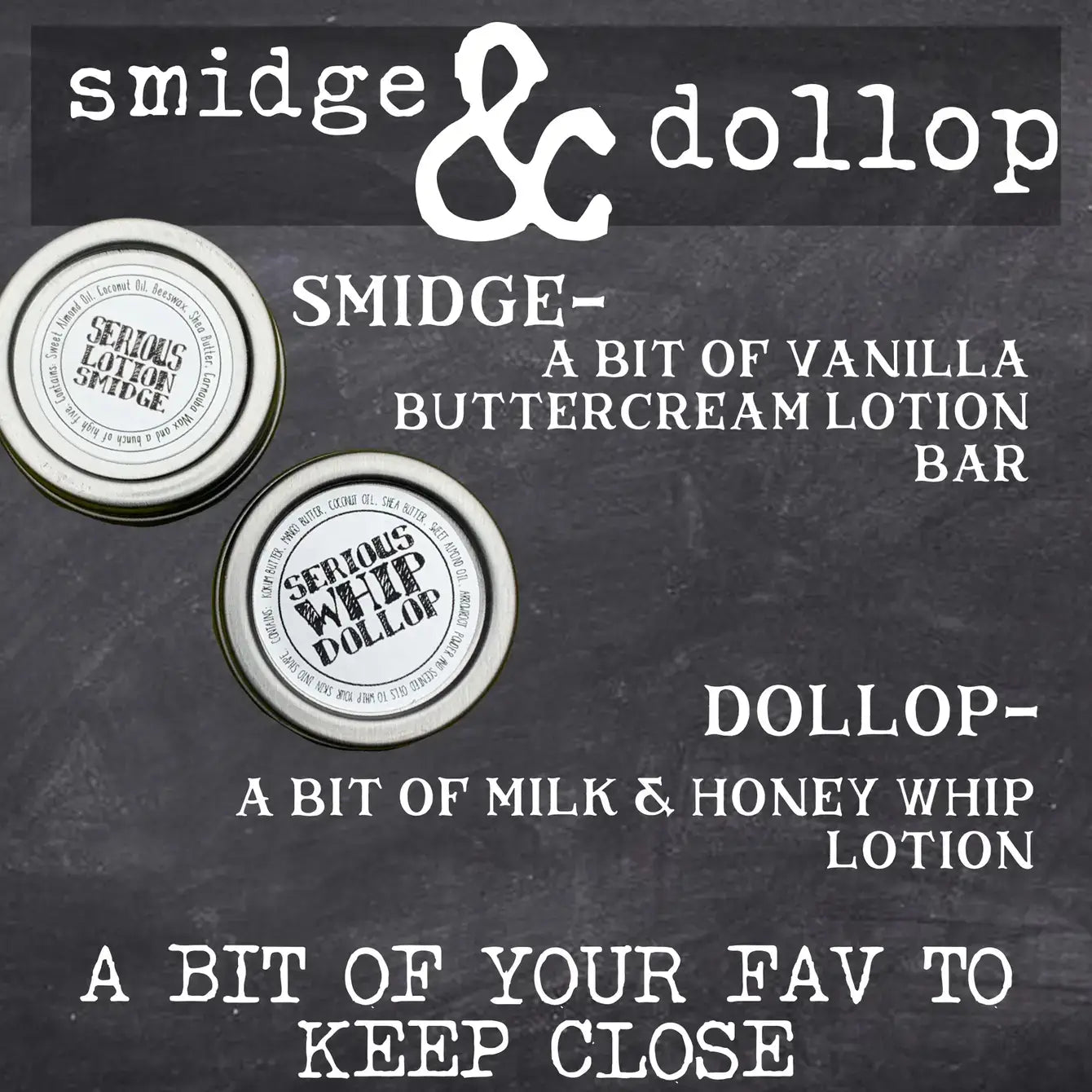 Natural Travel Lotion Bar - the Vanilla Buttercream Smidge!