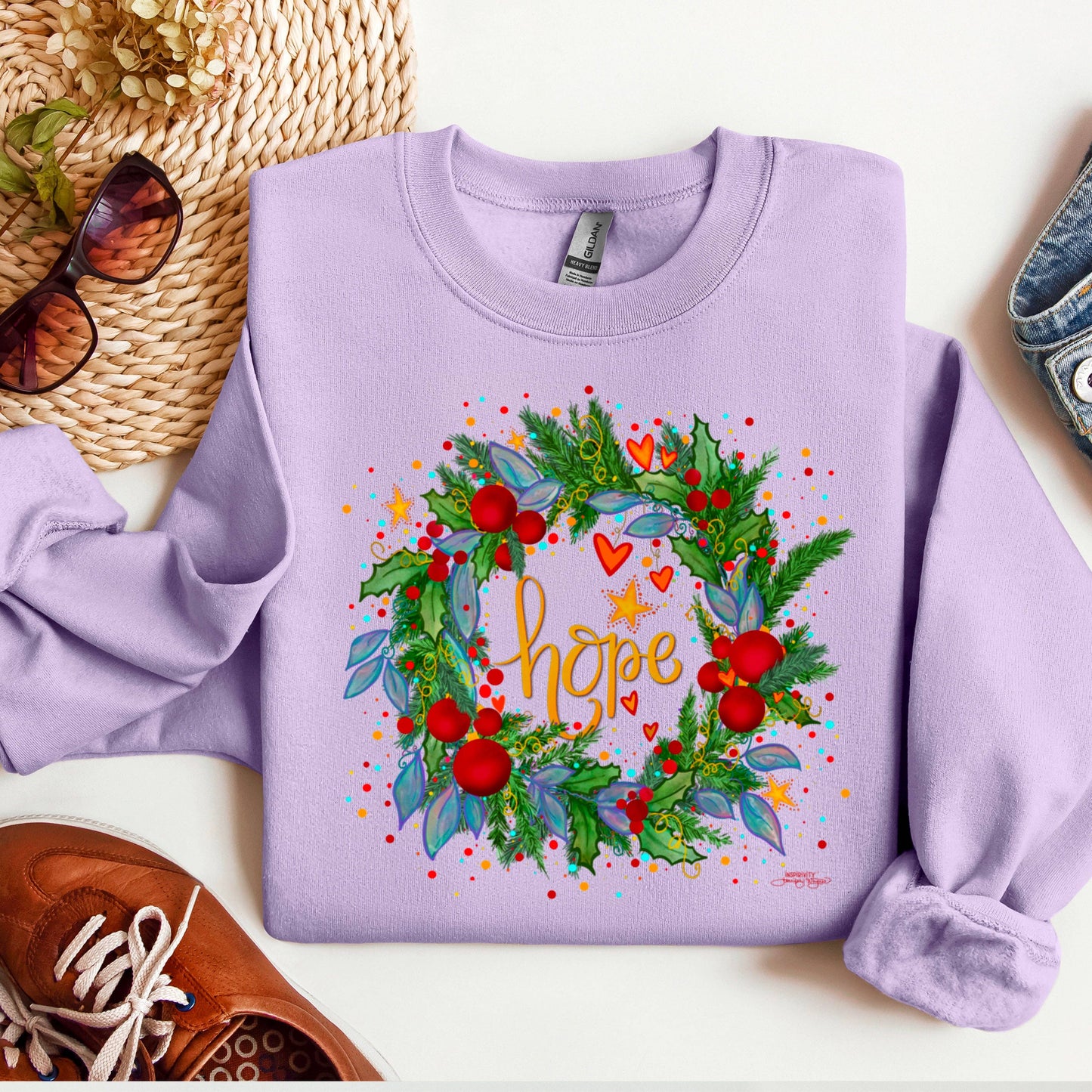 Hope Wreath- Graphic Tee