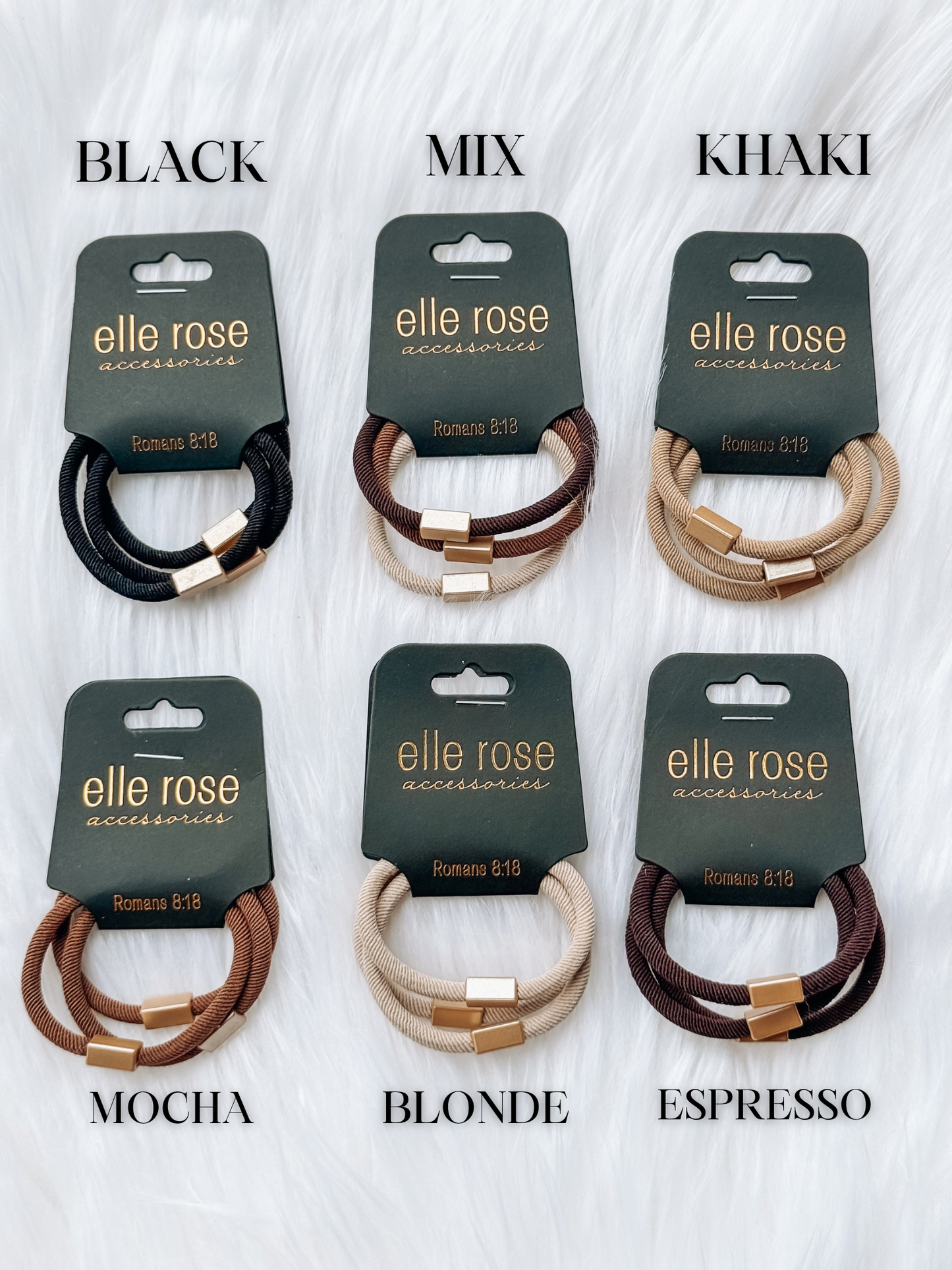 Hair Tie Packs - Neutrals