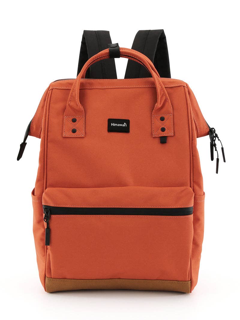 15.6 Unisex Travel Backpack with USB Port - Pink: ORANGE