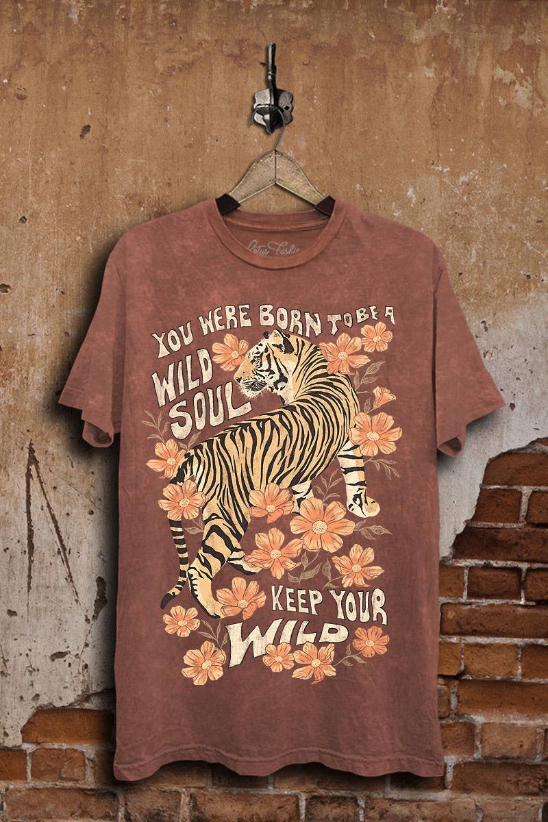 Wild Soul Tiger Graphic Top