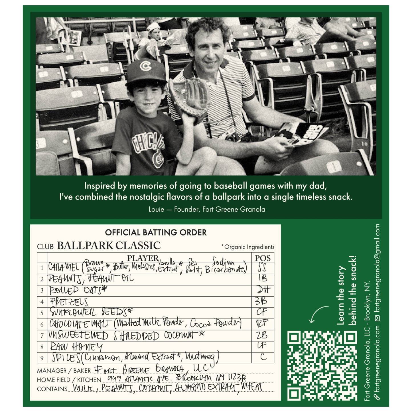 ⚾️ Ballpark Classic (Premium Snack)