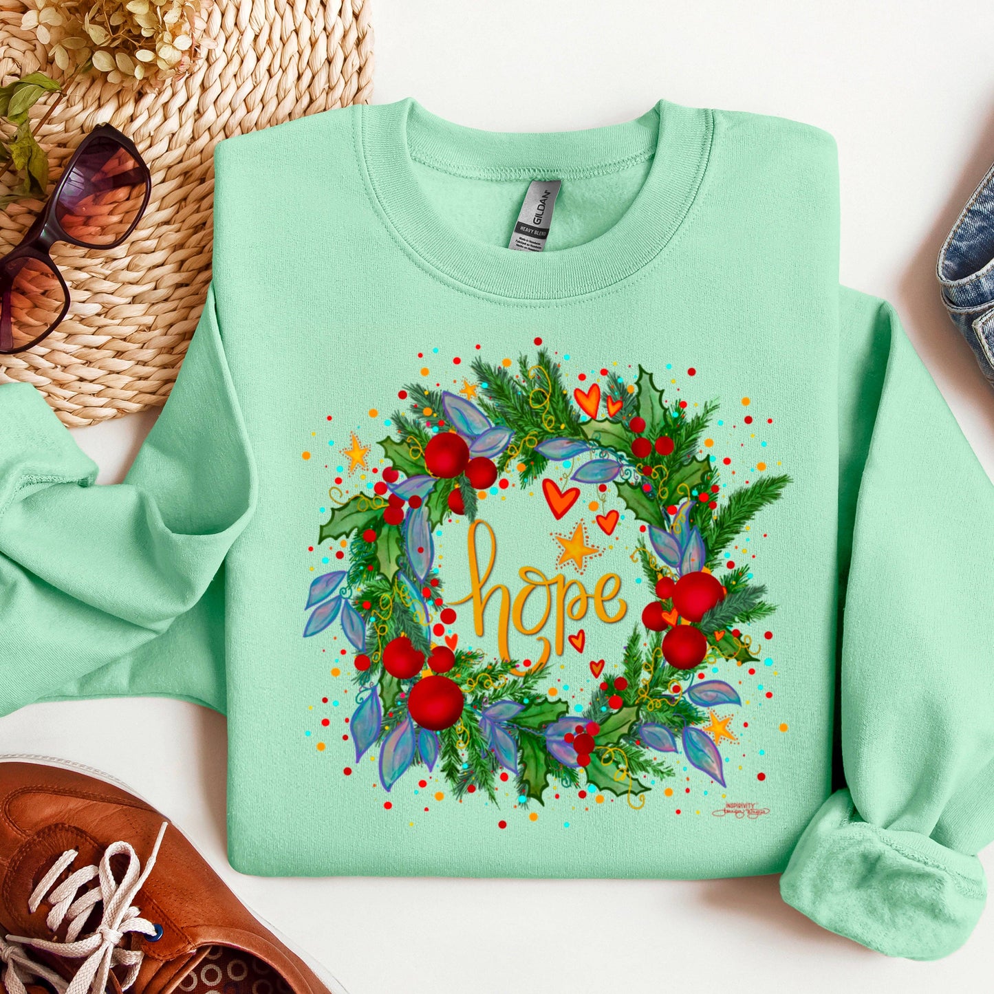 Hope Wreath- Graphic Tee