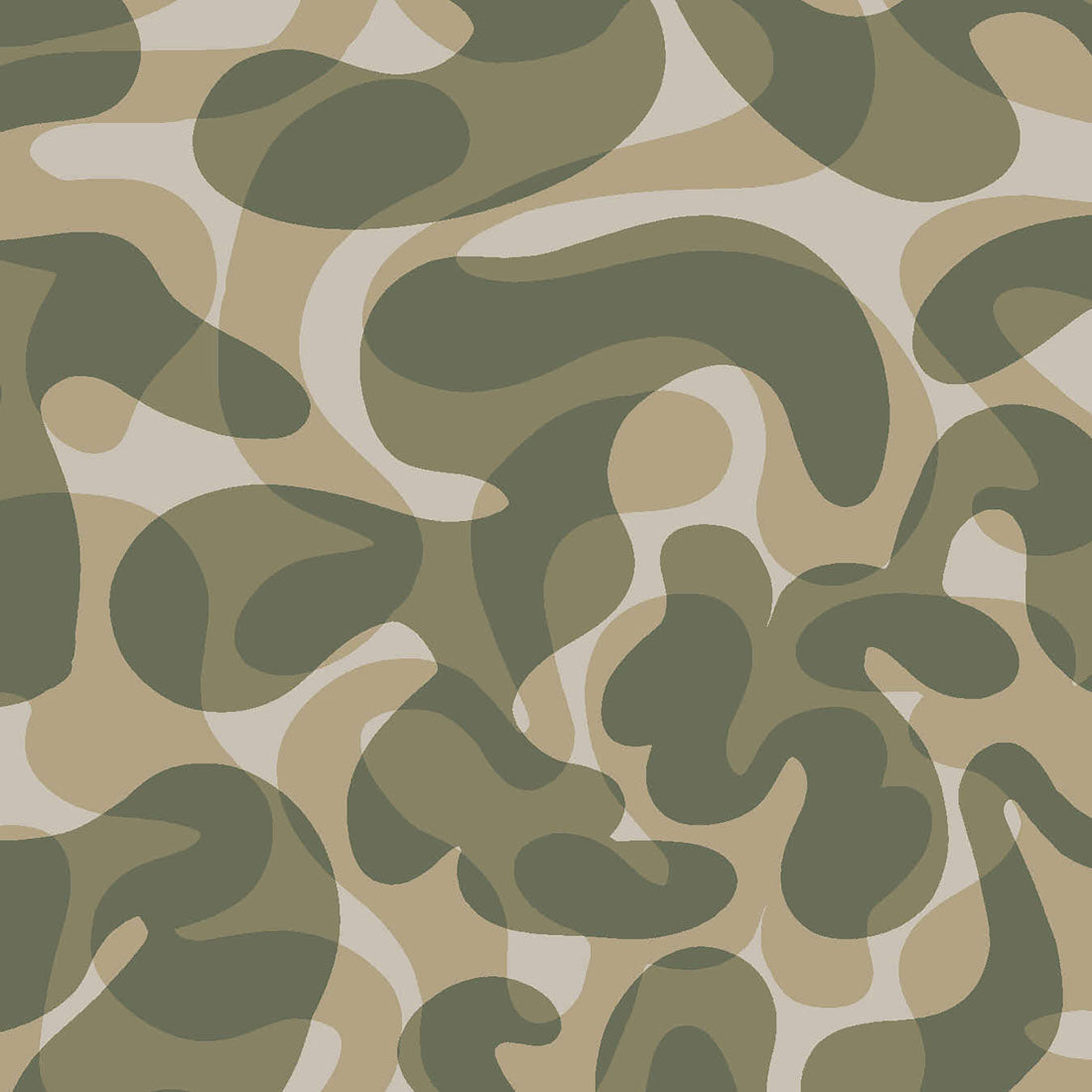 Dickies Prints V-Neck Print Top in ABSTRACT CAMO