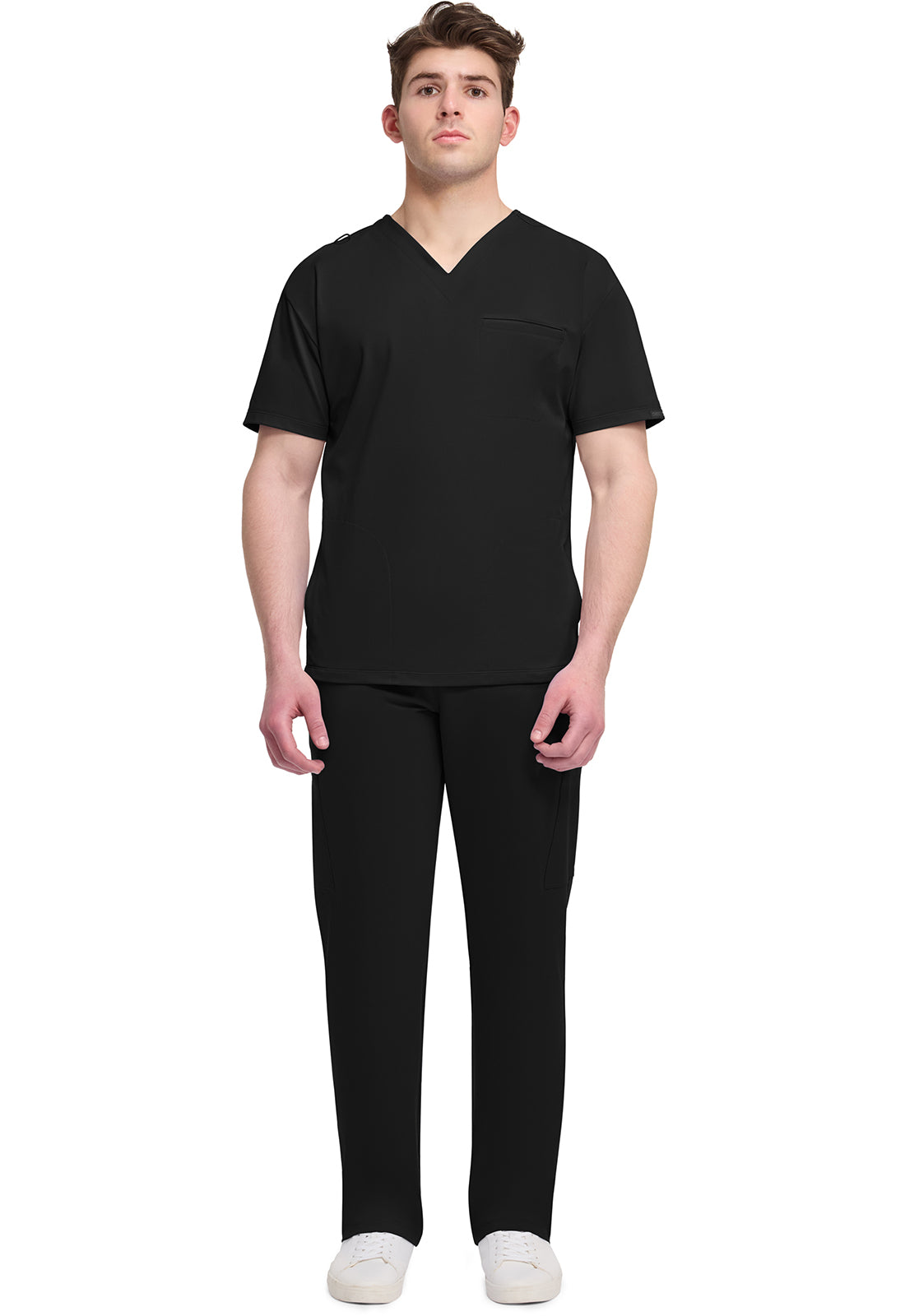 Cherokee Achieve Men's 3-Pocket V-Neck Top