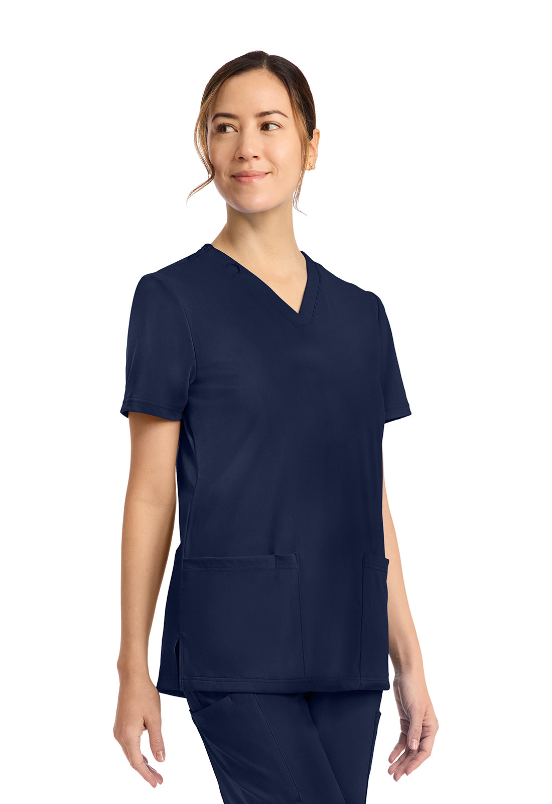 Cherokee Achieve Women's 2-Pocket V-Neck Top