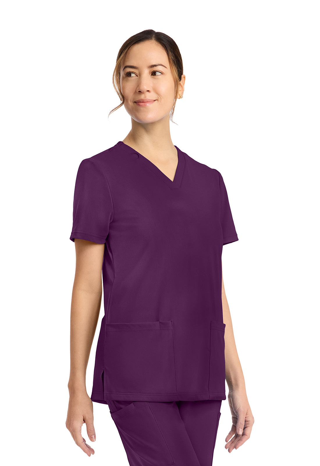 Cherokee Achieve Women's 2-Pocket V-Neck Top