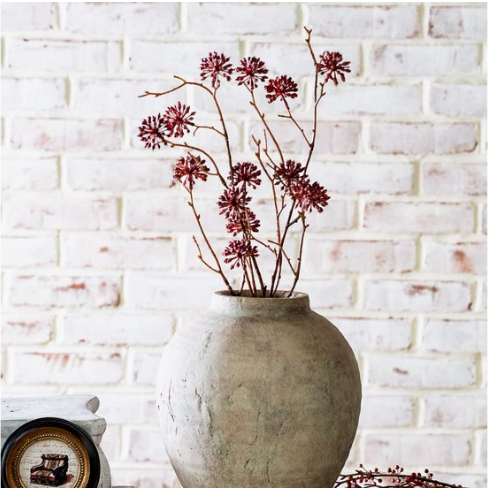 LARGE BURGUNDY BERRY SPRAY