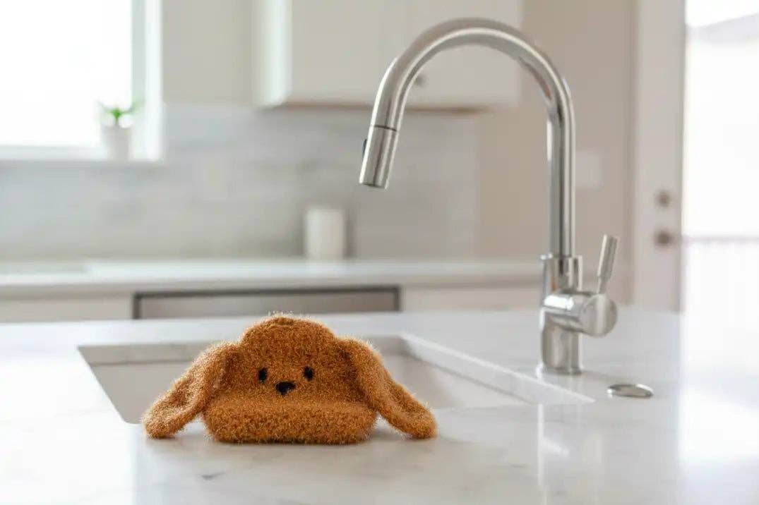 Cute & Durable Dog Dish Scrubber