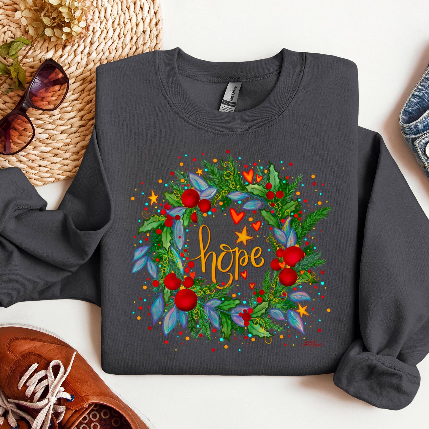 Hope Wreath- Graphic Tee
