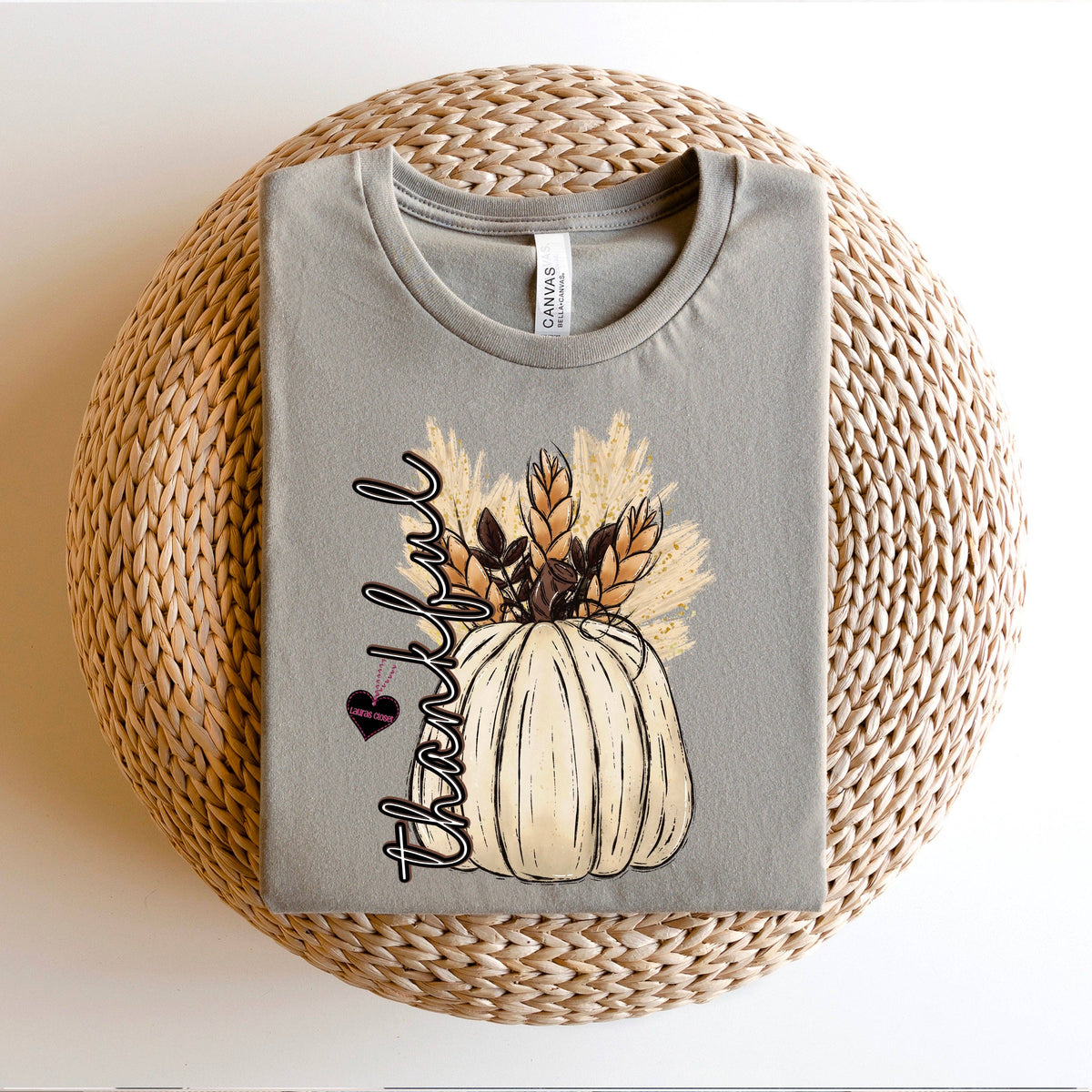 Thankful White Pumpkin- Graphic Tee