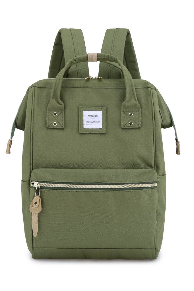Holly Daze 15" Waterproof Backpack -OLIVE