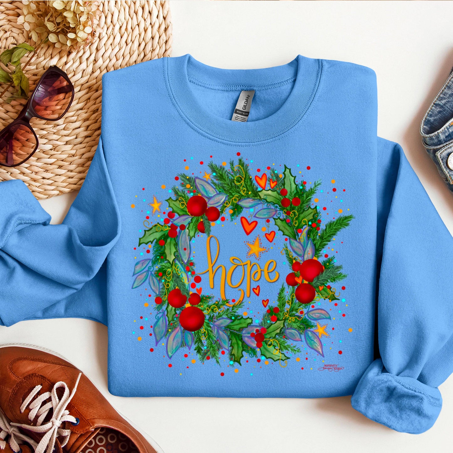 Hope Wreath- Graphic Tee
