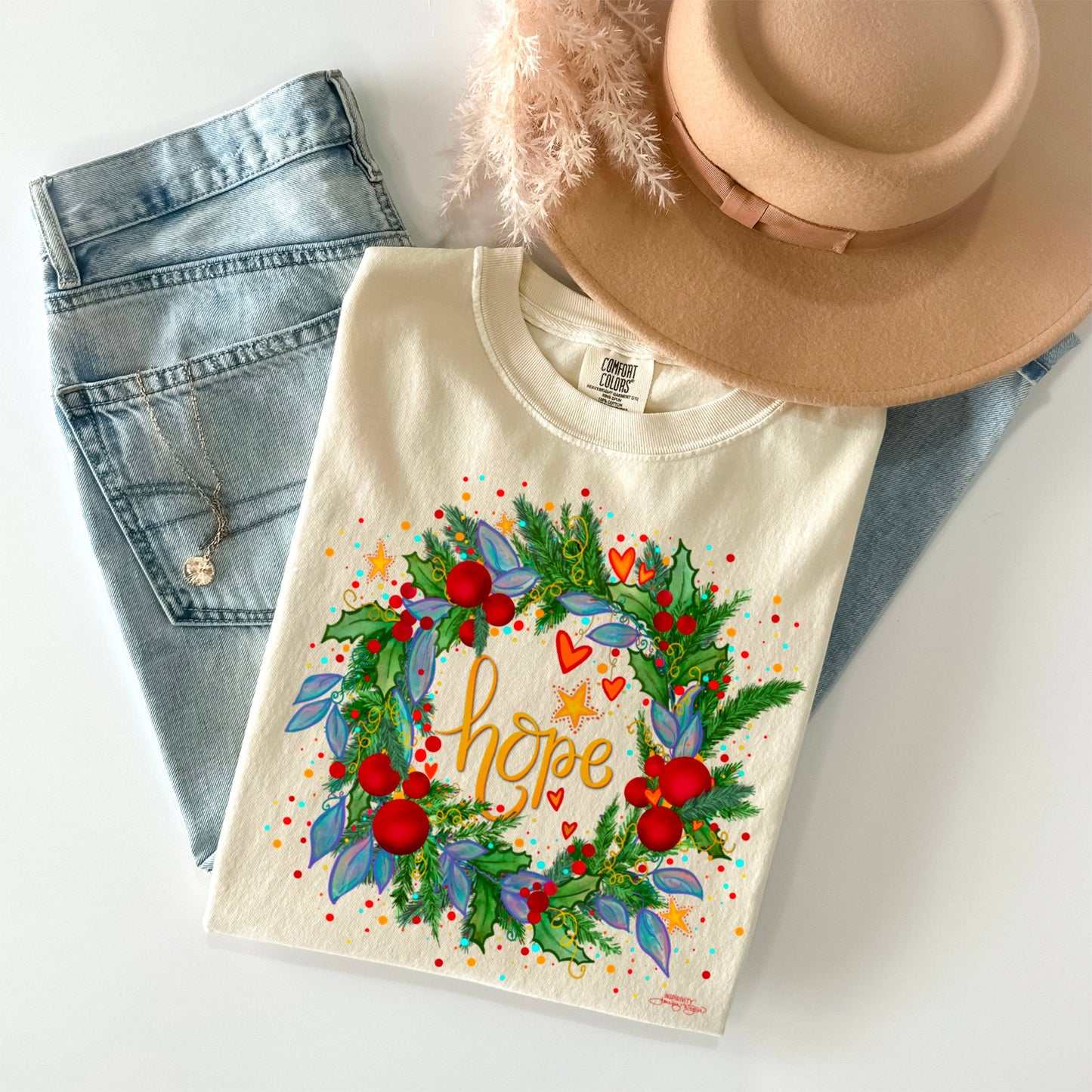 Hope Wreath- Graphic Tee