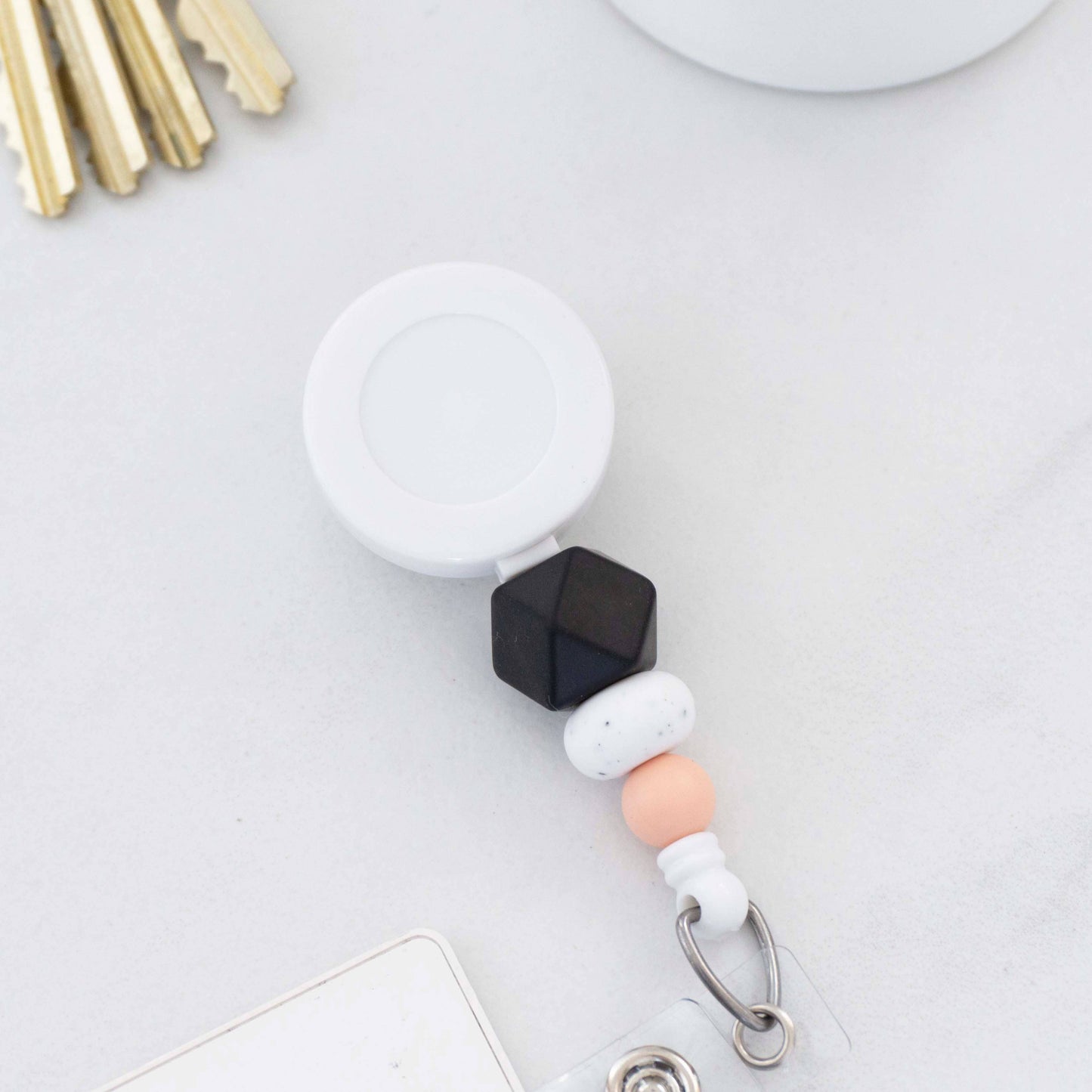 Simple and Modern Beaded Badge Reel