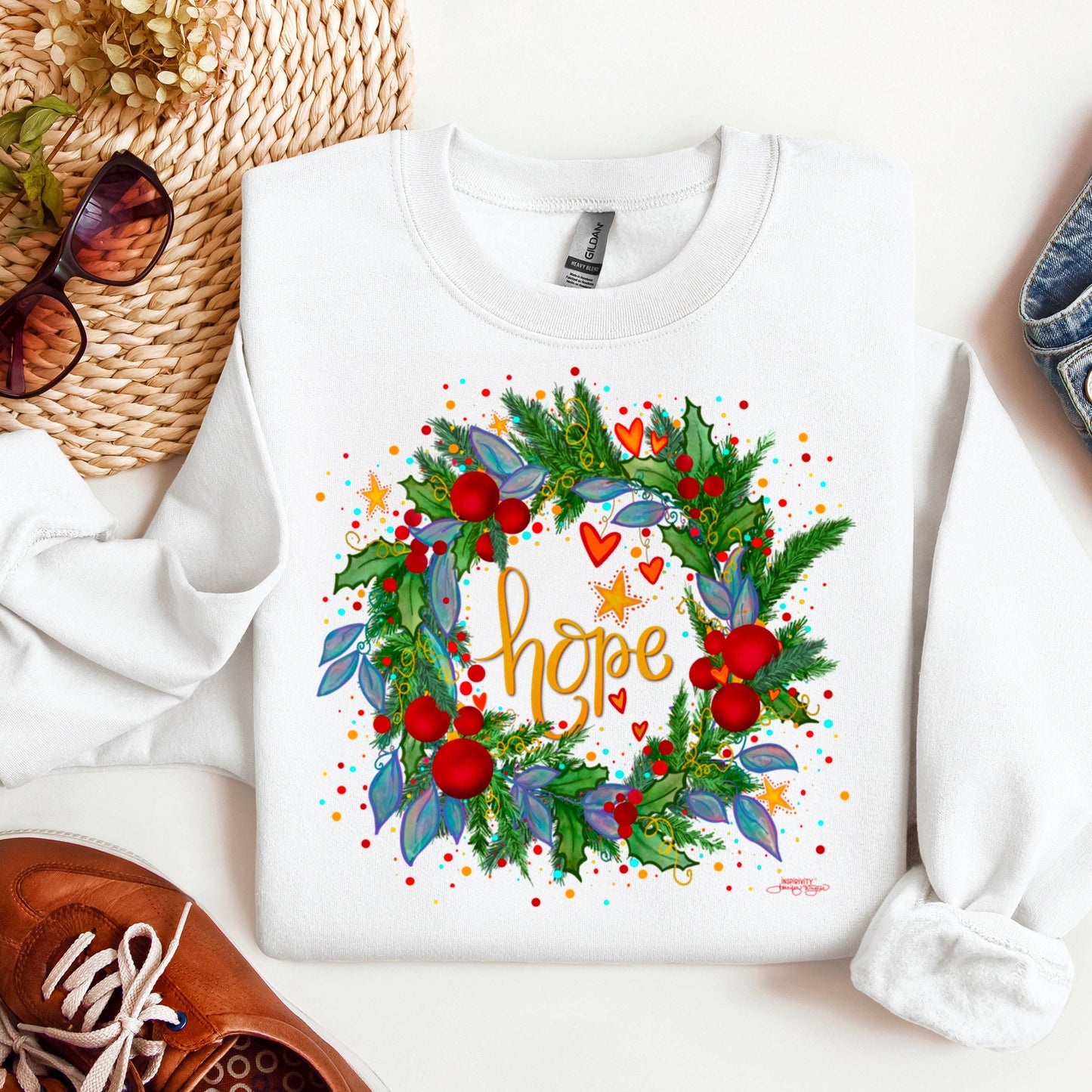 Hope Wreath- Graphic Tee