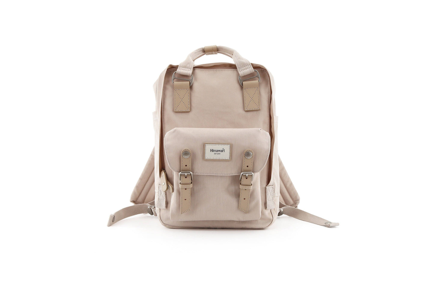 14.9 VINTAGE WATERPROOF BACKPACK-SOLID: BEIGE