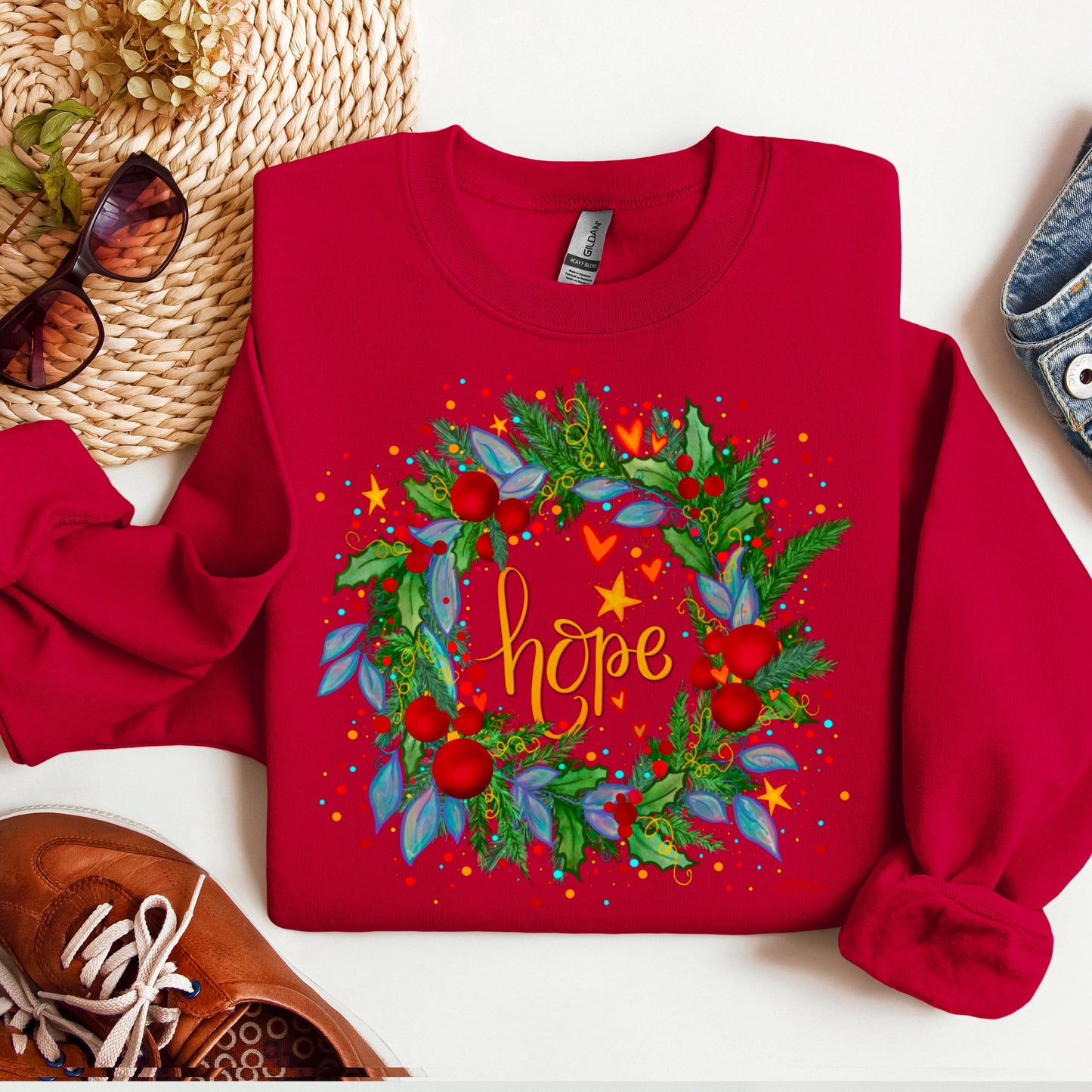 Hope Wreath- Graphic Tee