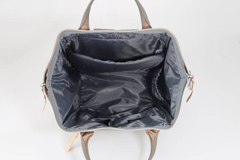 TRAVEL WATERPROOF LAPTOP BACKPACK - 1882 ALL COLOR: DK GREY