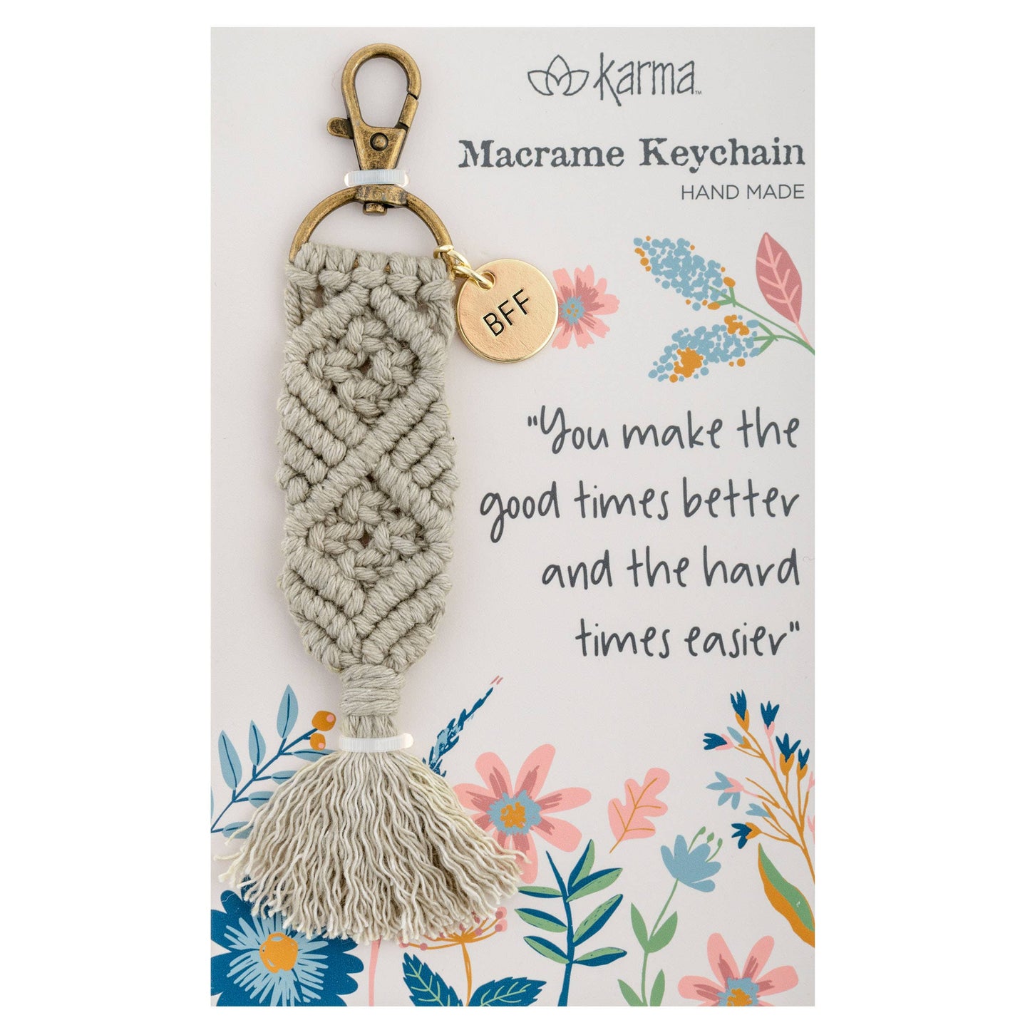 Macrame Keychains: Believe