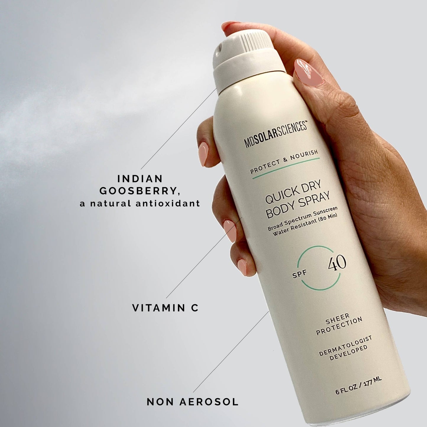 Quick Dry Body Spray SPF 40