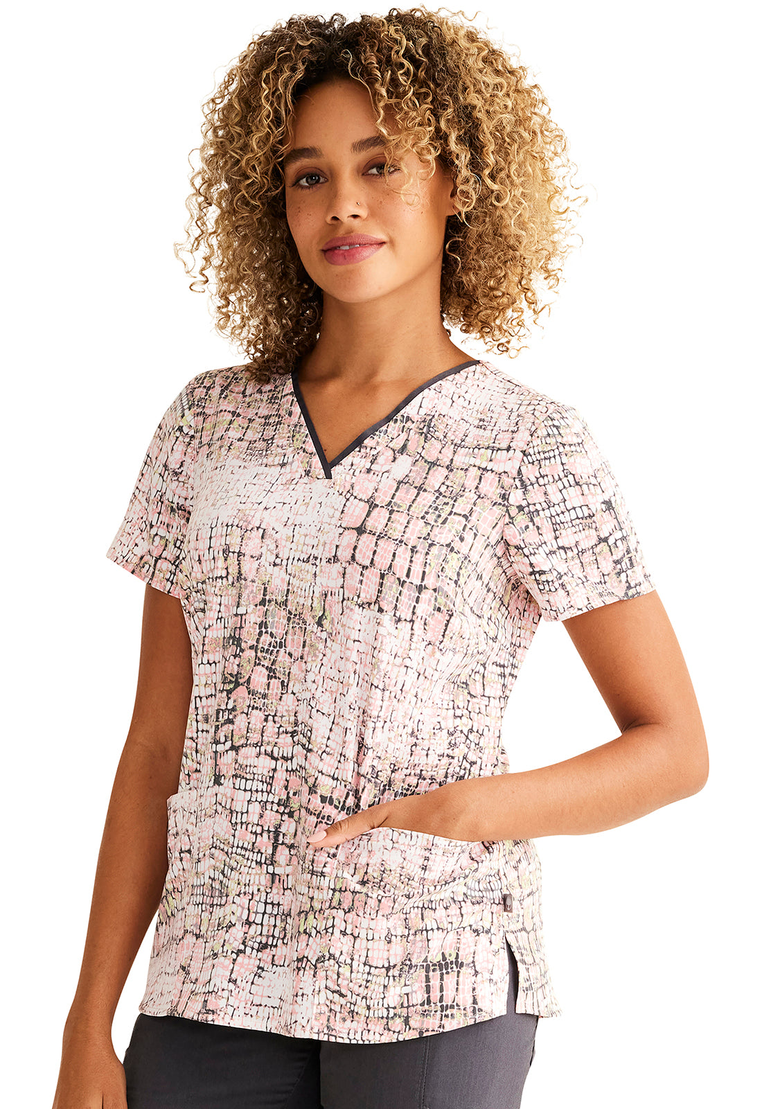 Healing Hands- Amanda Print Top
