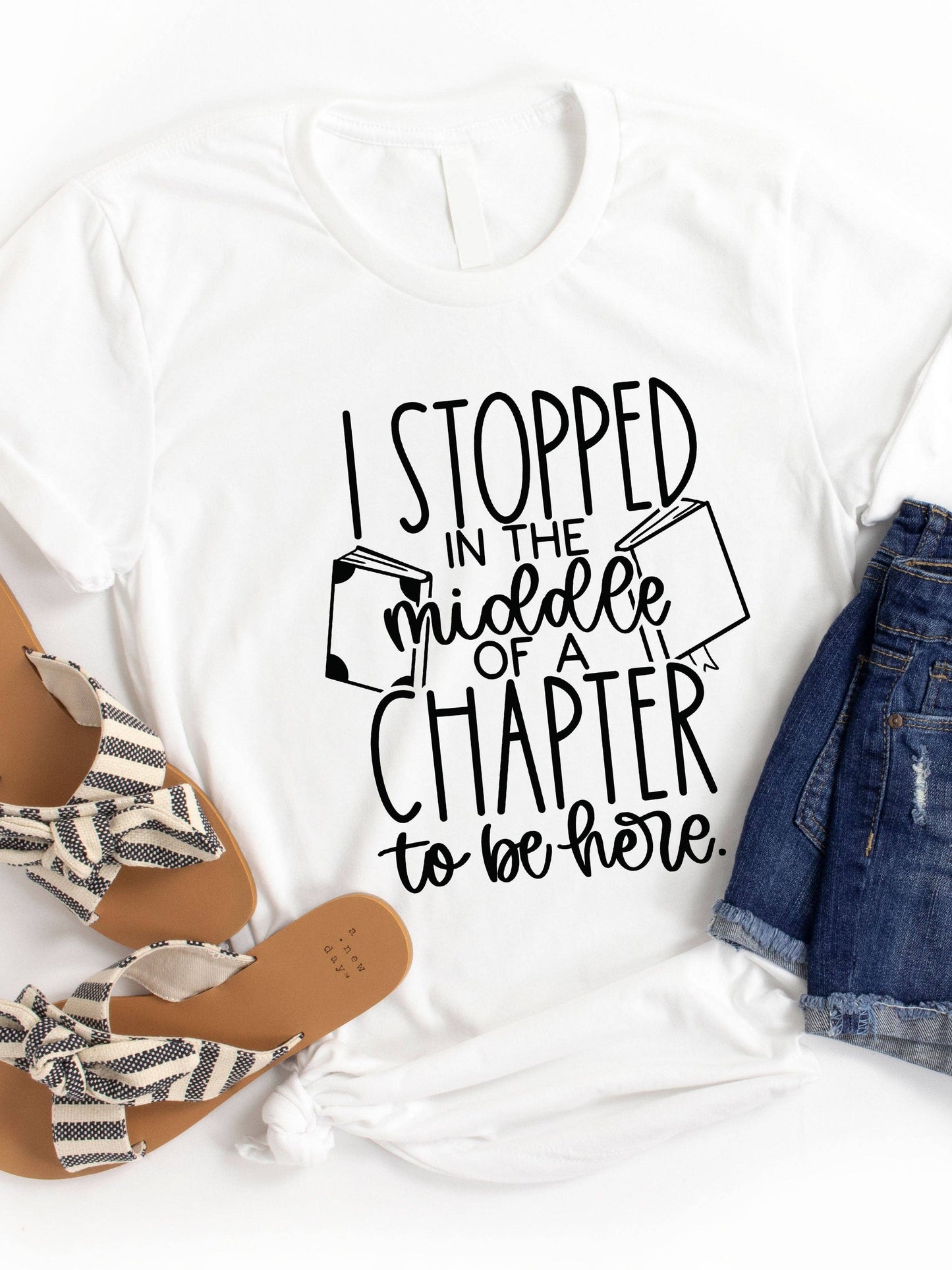 I stopped in the middle of a chapter to be here Graphic Tee