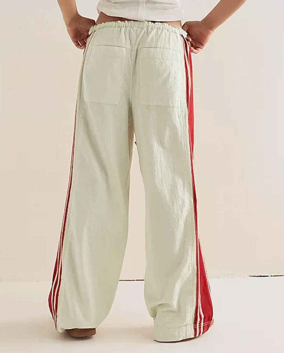 Side-Stripe Relaxed-Fit Casual Sweatpants