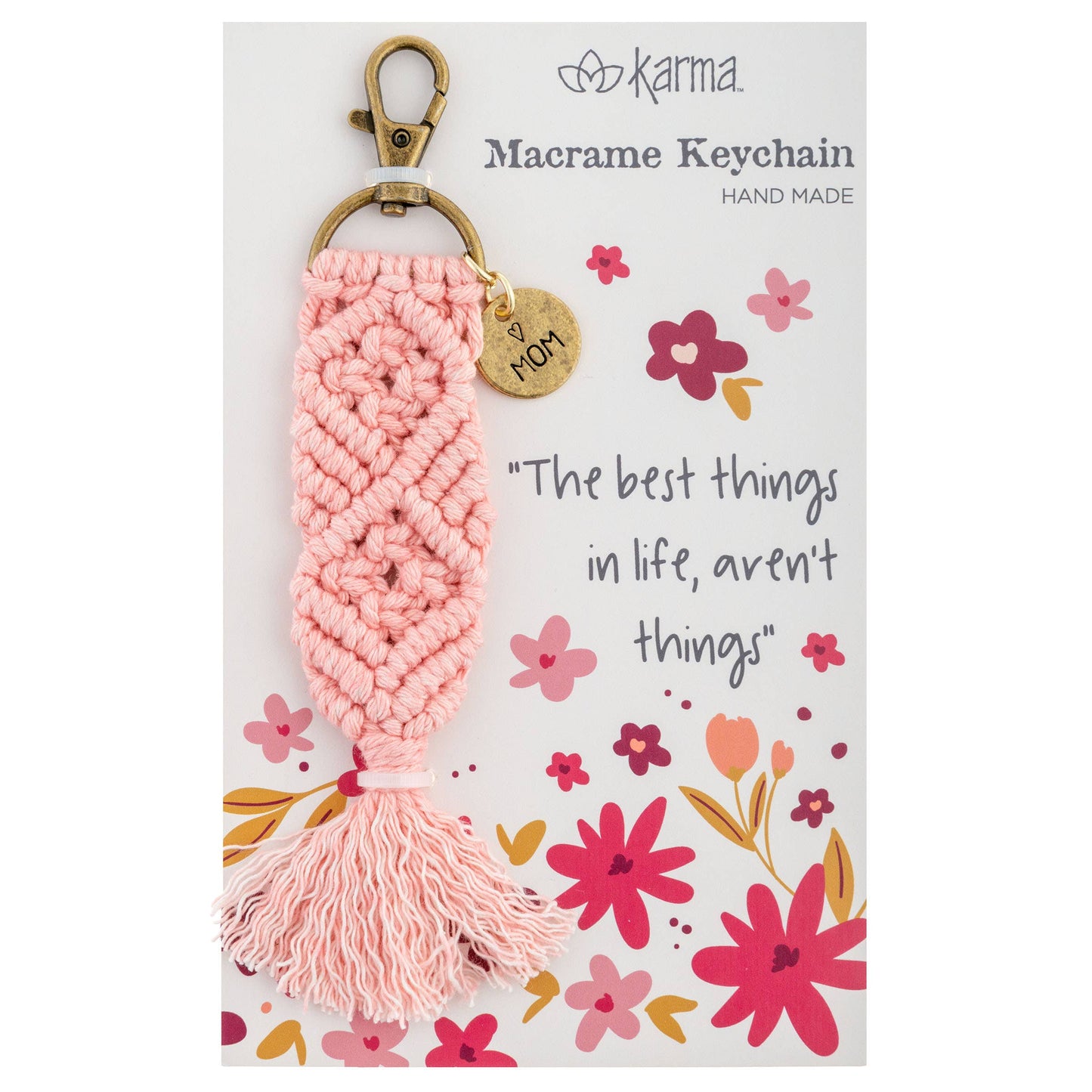 Macrame Keychains: Believe