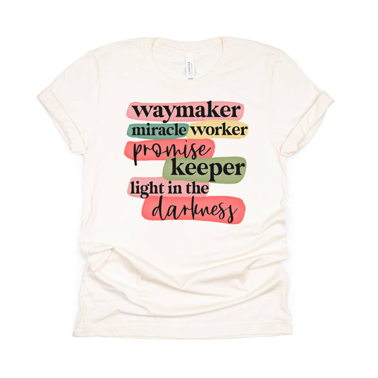 Waymaker Miracle Worker Natural Tee