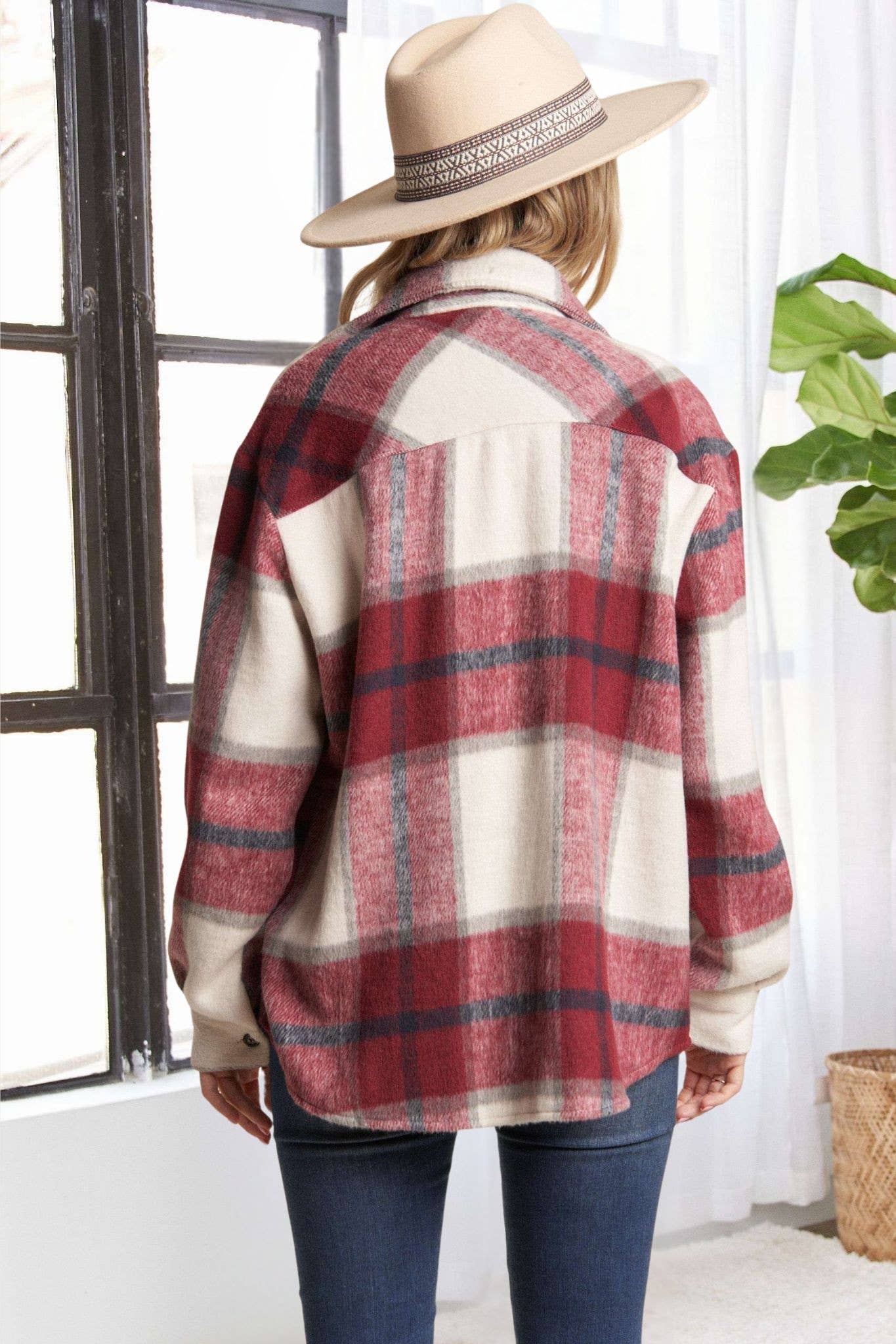 PLAID FLANNEL SHACKET