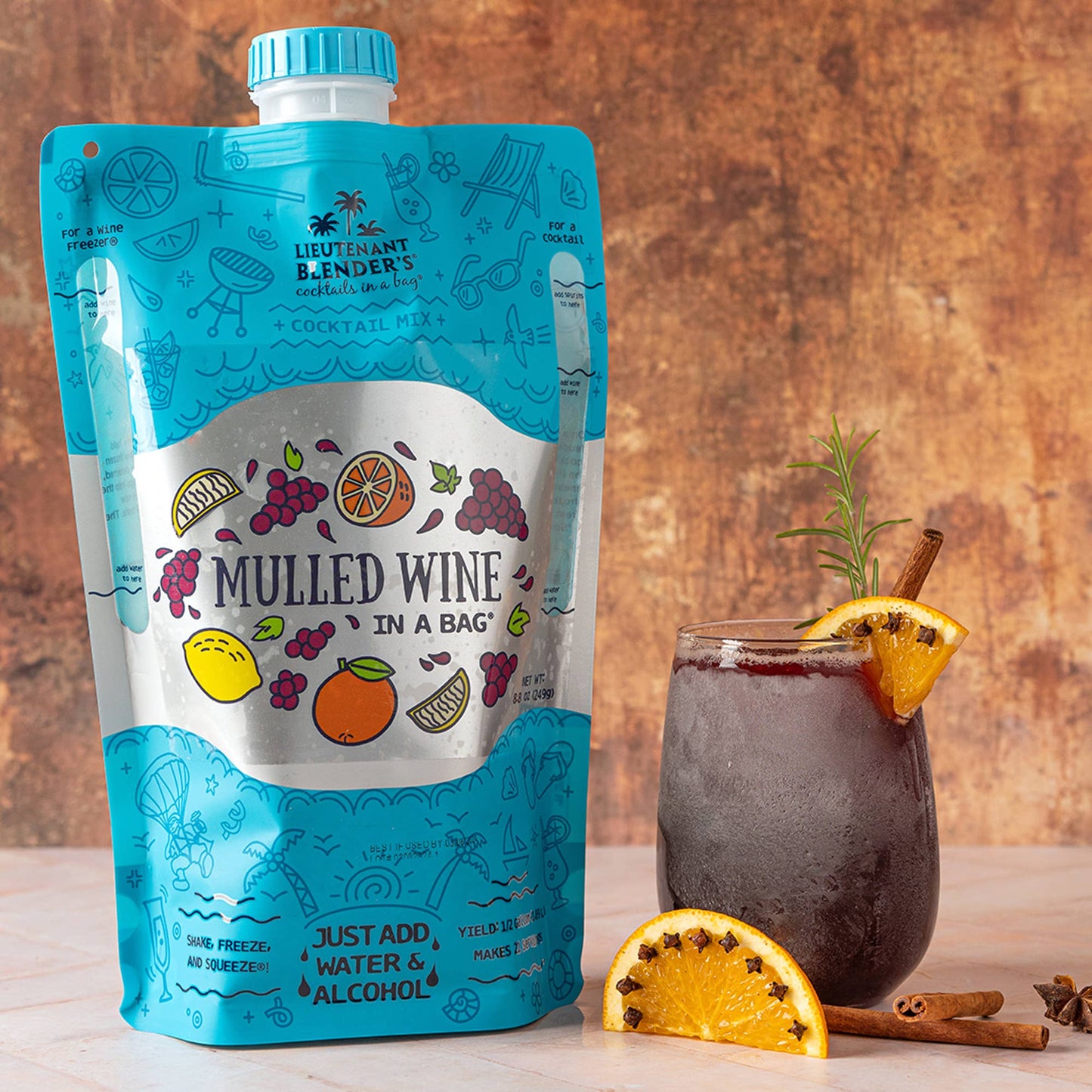 Mulled Wine in a Bag® Cocktail / Mocktail Slushie Mixer