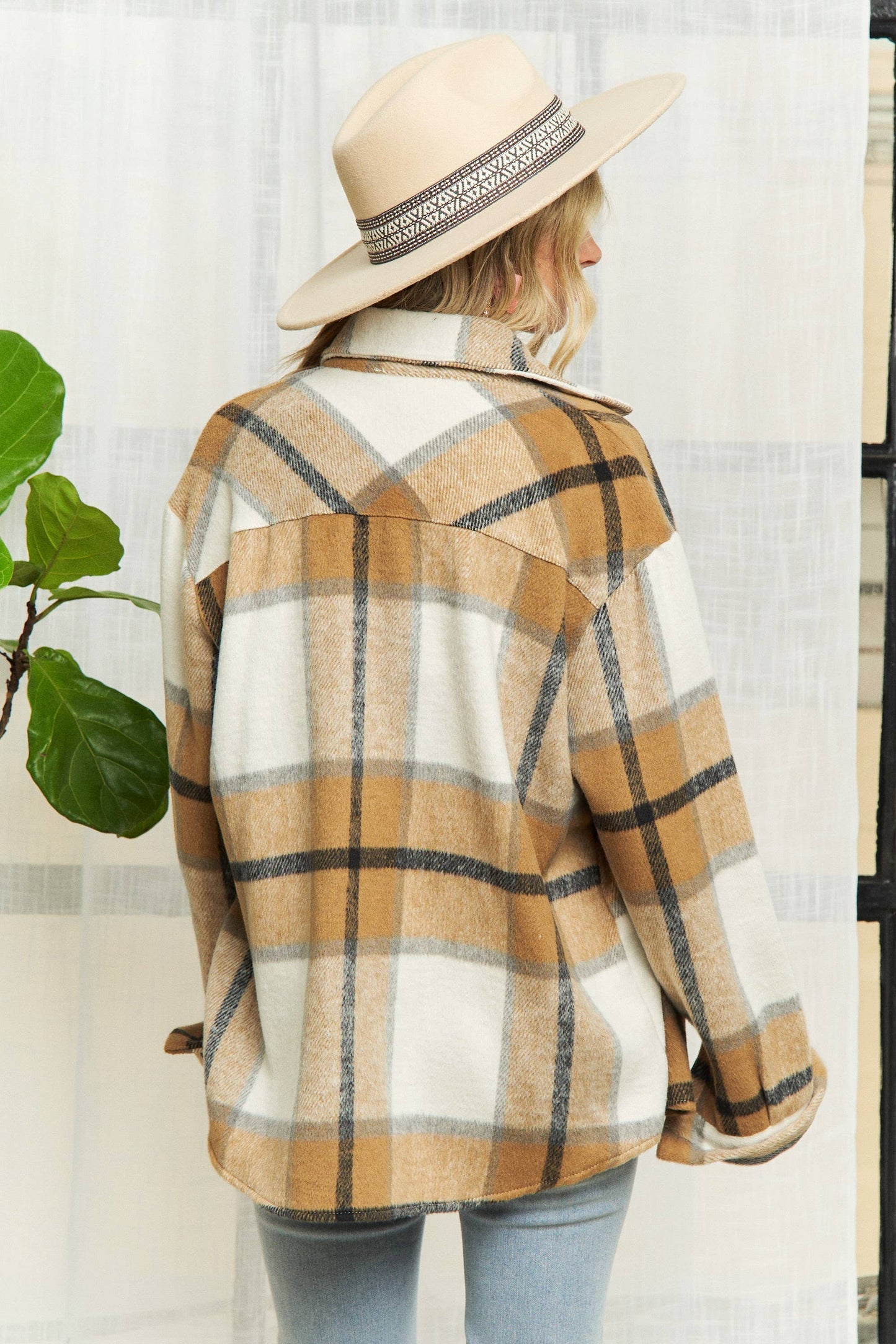PLAID FLANNEL SHACKET