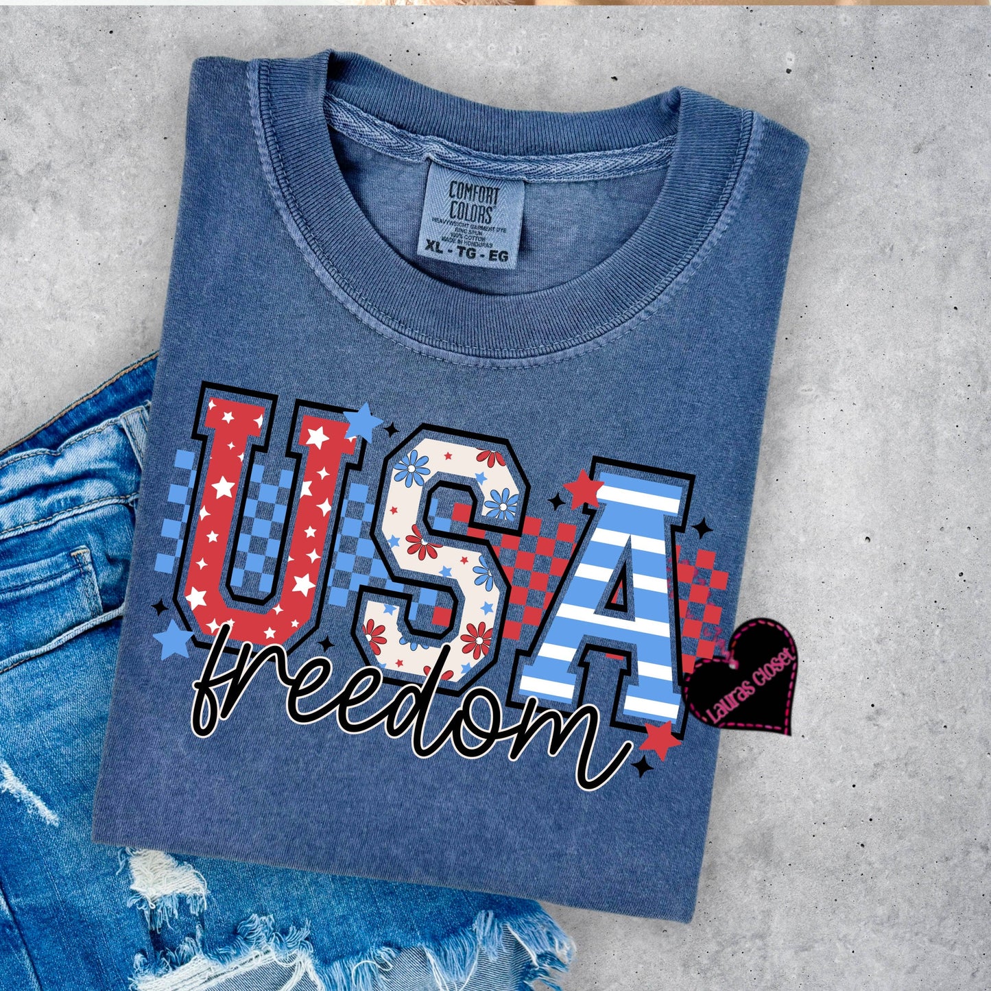 USA FREEDOM- Graphic Tee