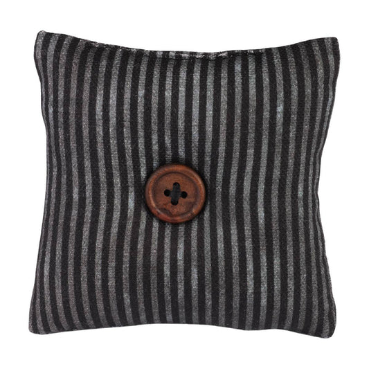 Black Stripes Halloween Mini Pillow