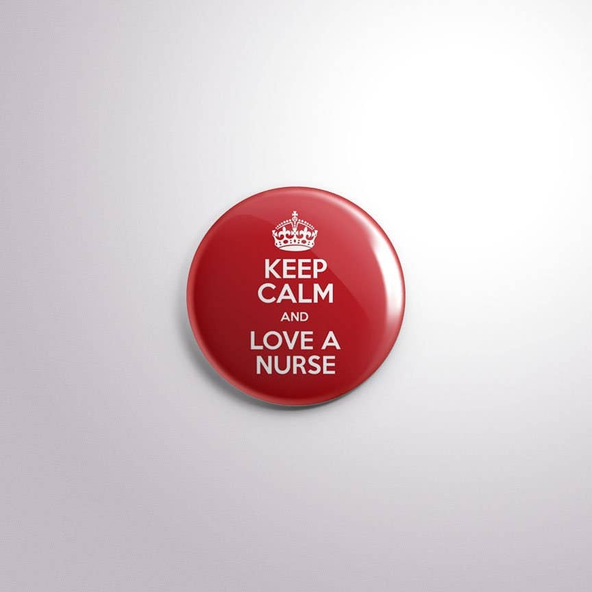 Exchangeable Badge Button Love A Nurse