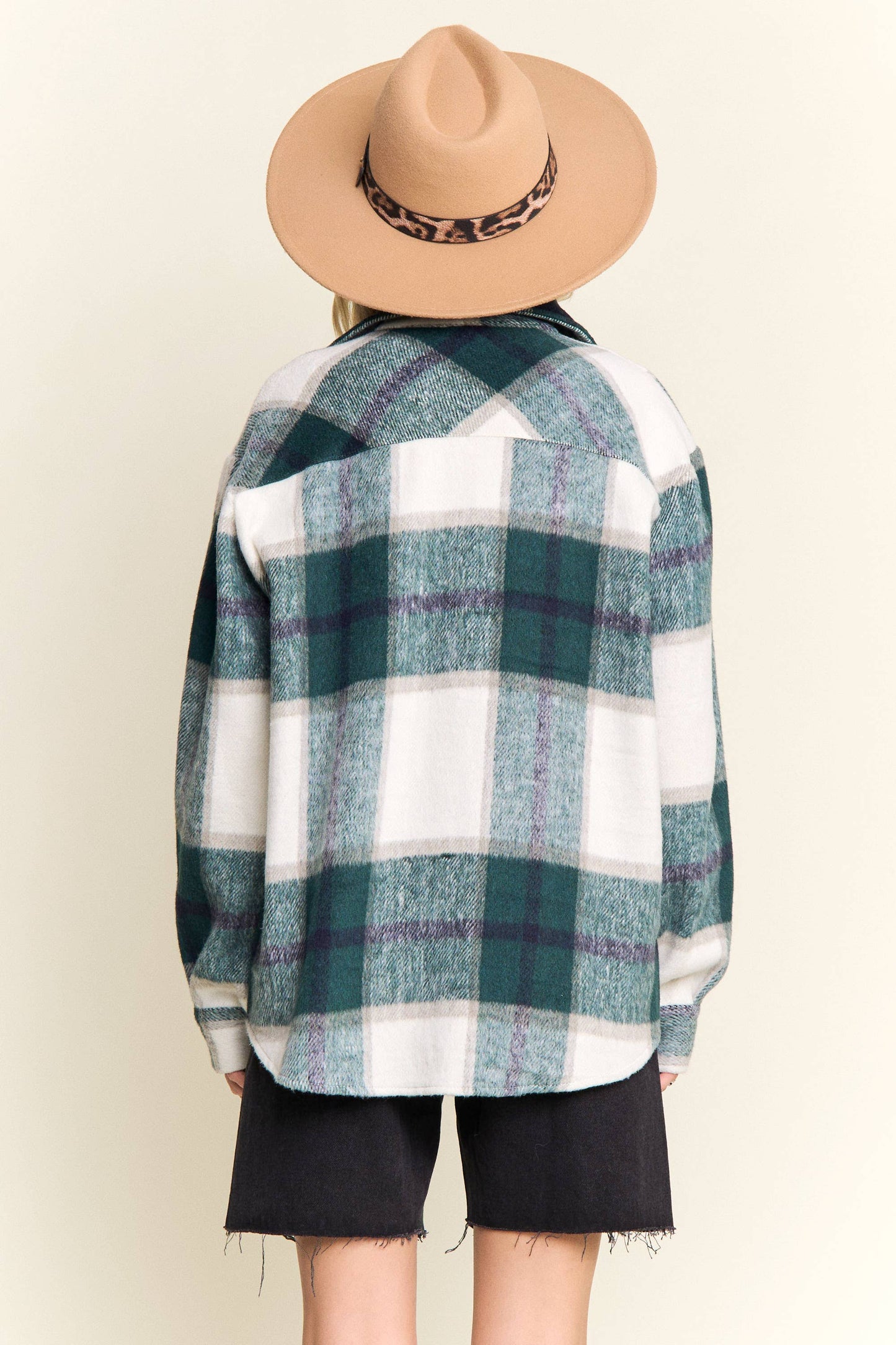 PLAID FLANNEL SHACKET