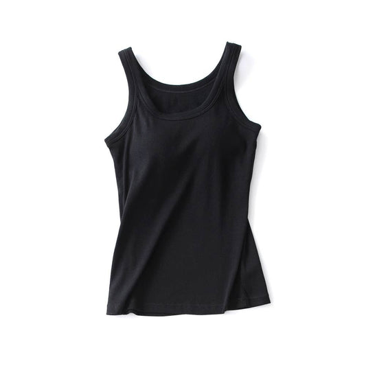 Essential basic rib tank top