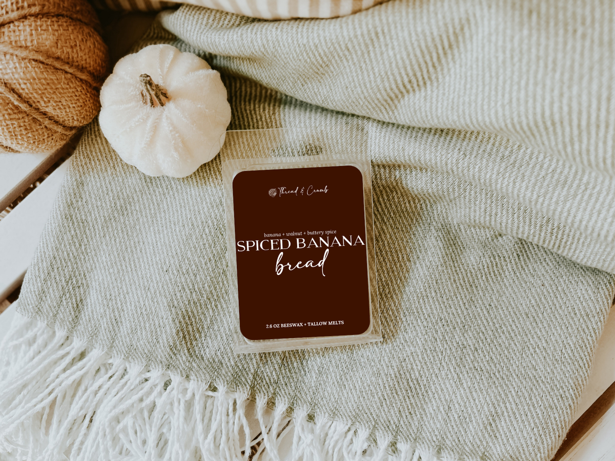 Fall Wax Melts | Beeswax + Tallow | 2.6 oz Clamshell
