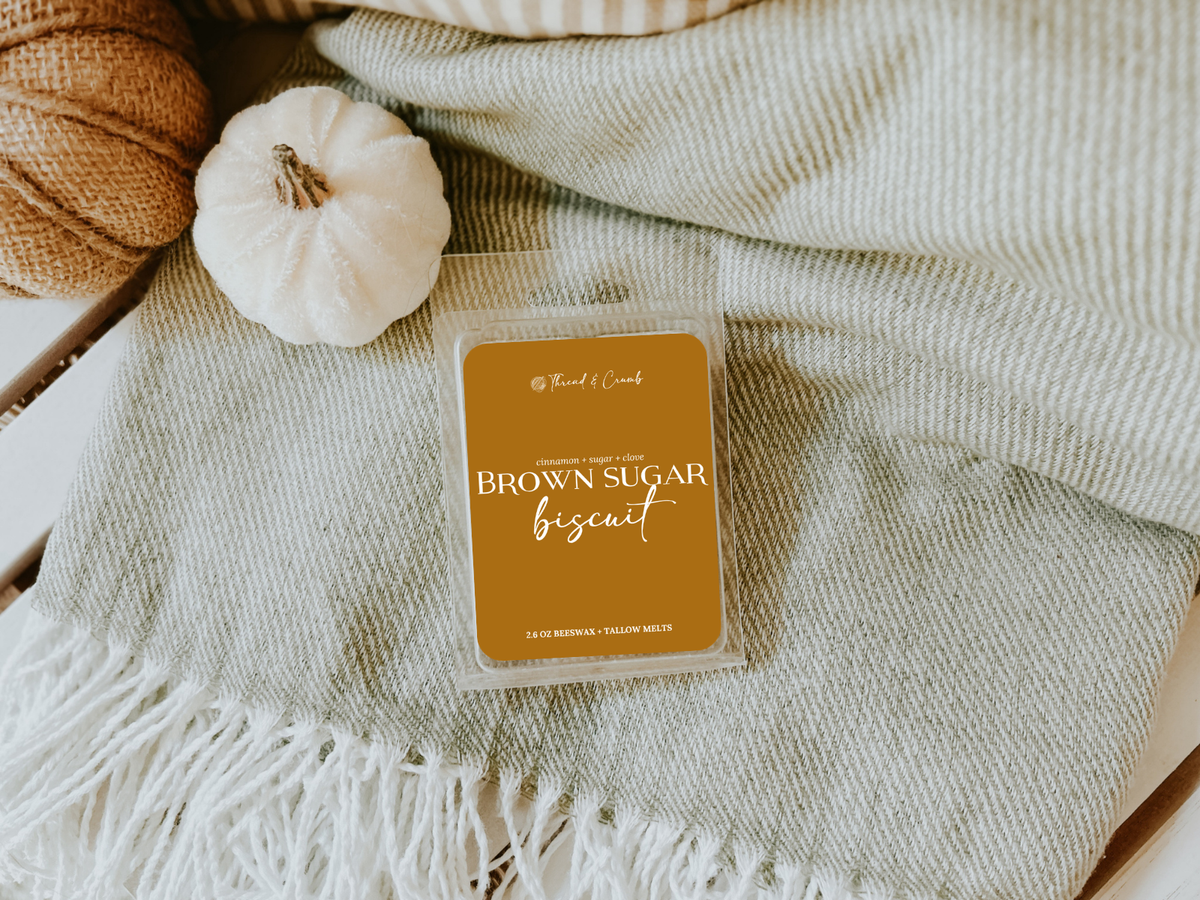 Fall Wax Melts | Beeswax + Tallow | 2.6 oz Clamshell